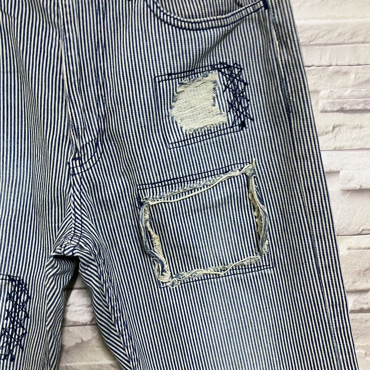 Beams Plus Beams Hickory Pants Patchwork SunFaded Size US 29 - 7 Thumbnail