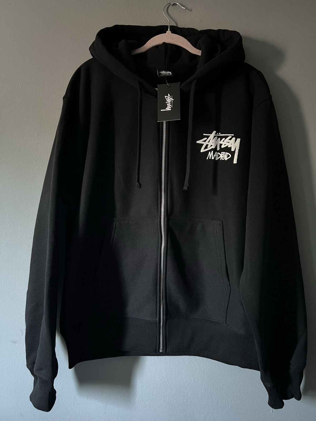 【Stussy】 World Tour 2024 Zip Hoodie Black Stüssy - Black World Tour Zip Hoodie | HBX - Globally