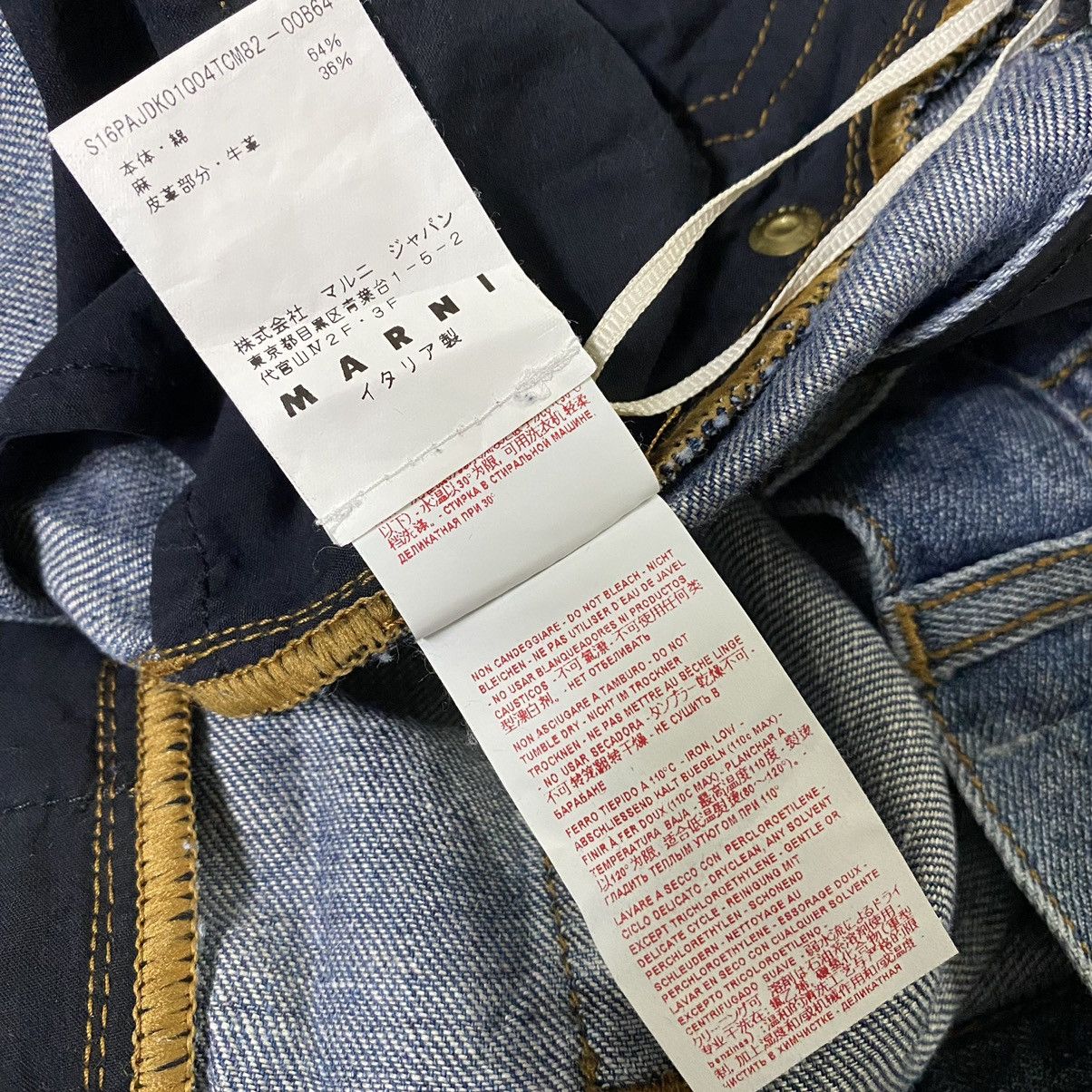Marni Marni Denim Jeans Cropped Size US 30 / EU 46 - 17 Thumbnail