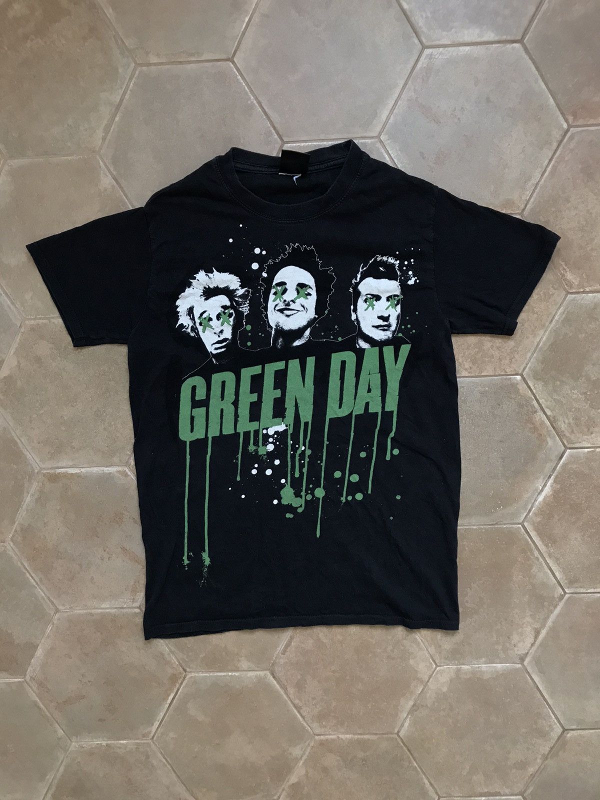 Band Tees × Vintage VINTAGE Y2K GREEN DAY FACE TEE Size US S / EU 44-46 / 1 - 1 Thumbnail