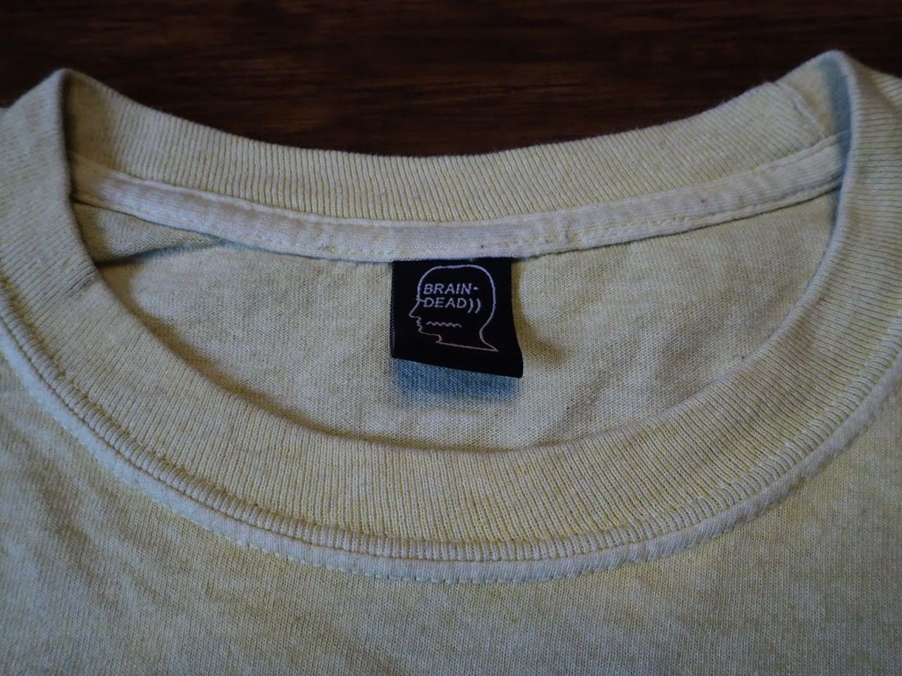 Brain Dead LEON'S GIRLS LONG SLEEVE - WASHED YELLOW Size US M / EU 48-50 / 2 - 4 Thumbnail