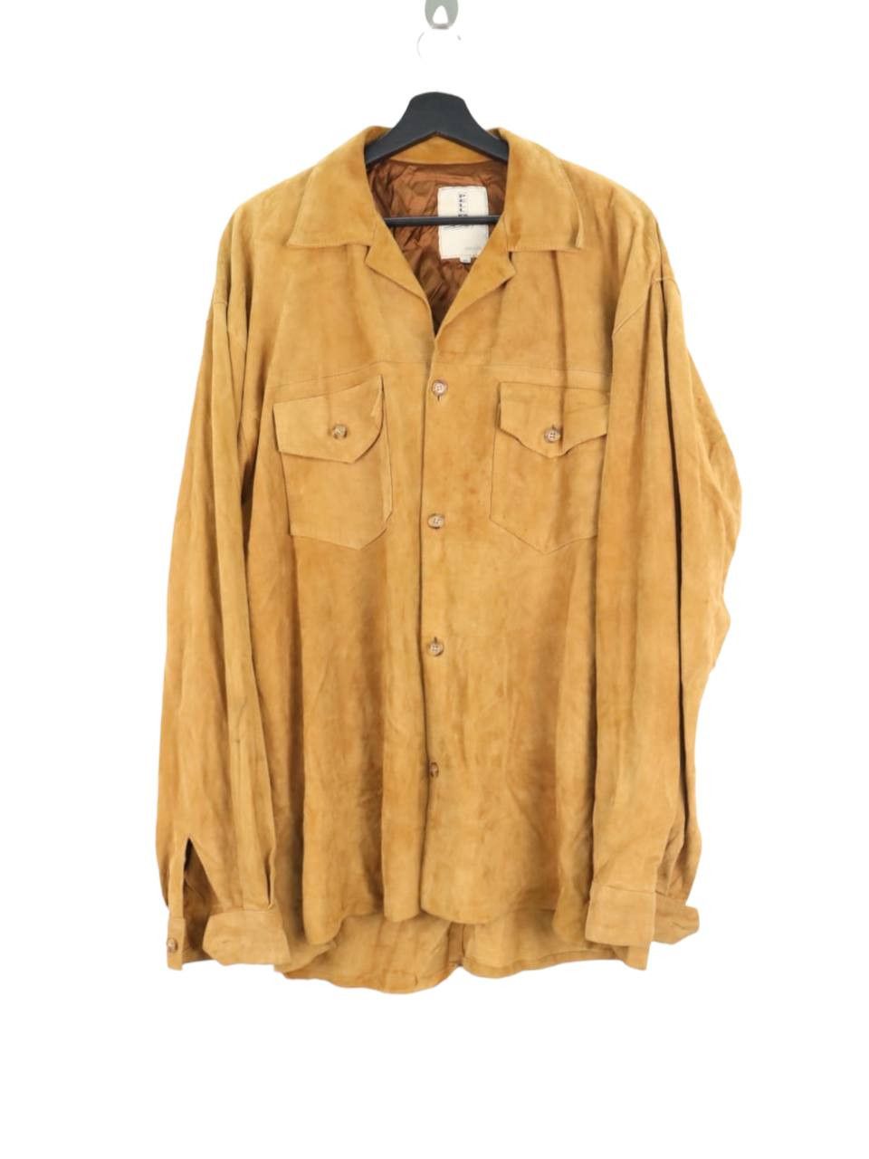 Vera Pelle Pell & Co Suede Leather Shirt Size US XL / EU 56 / 4 - 4 Thumbnail