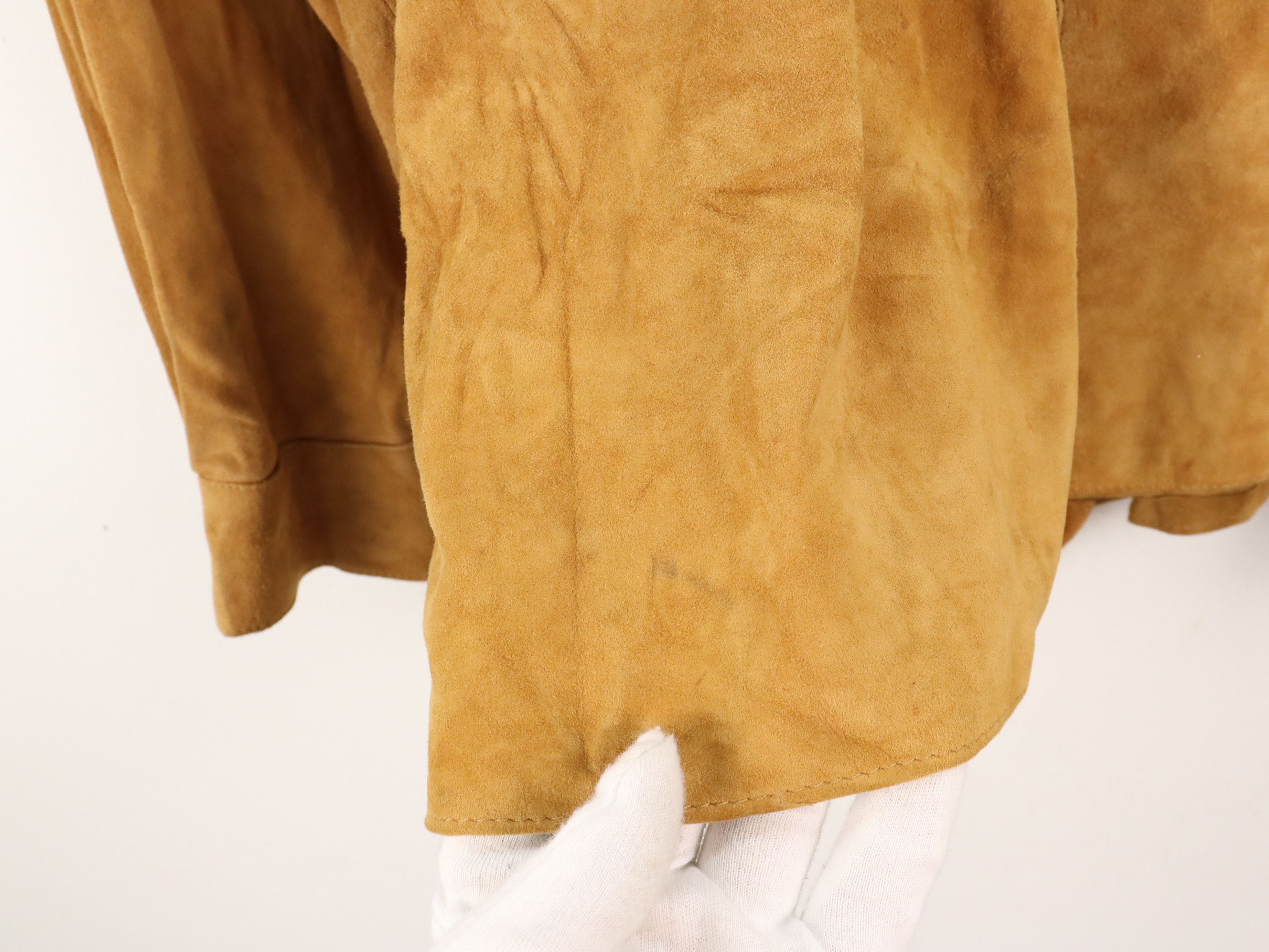 Vera Pelle Pell & Co Suede Leather Shirt Size US XL / EU 56 / 4 - 14 Thumbnail
