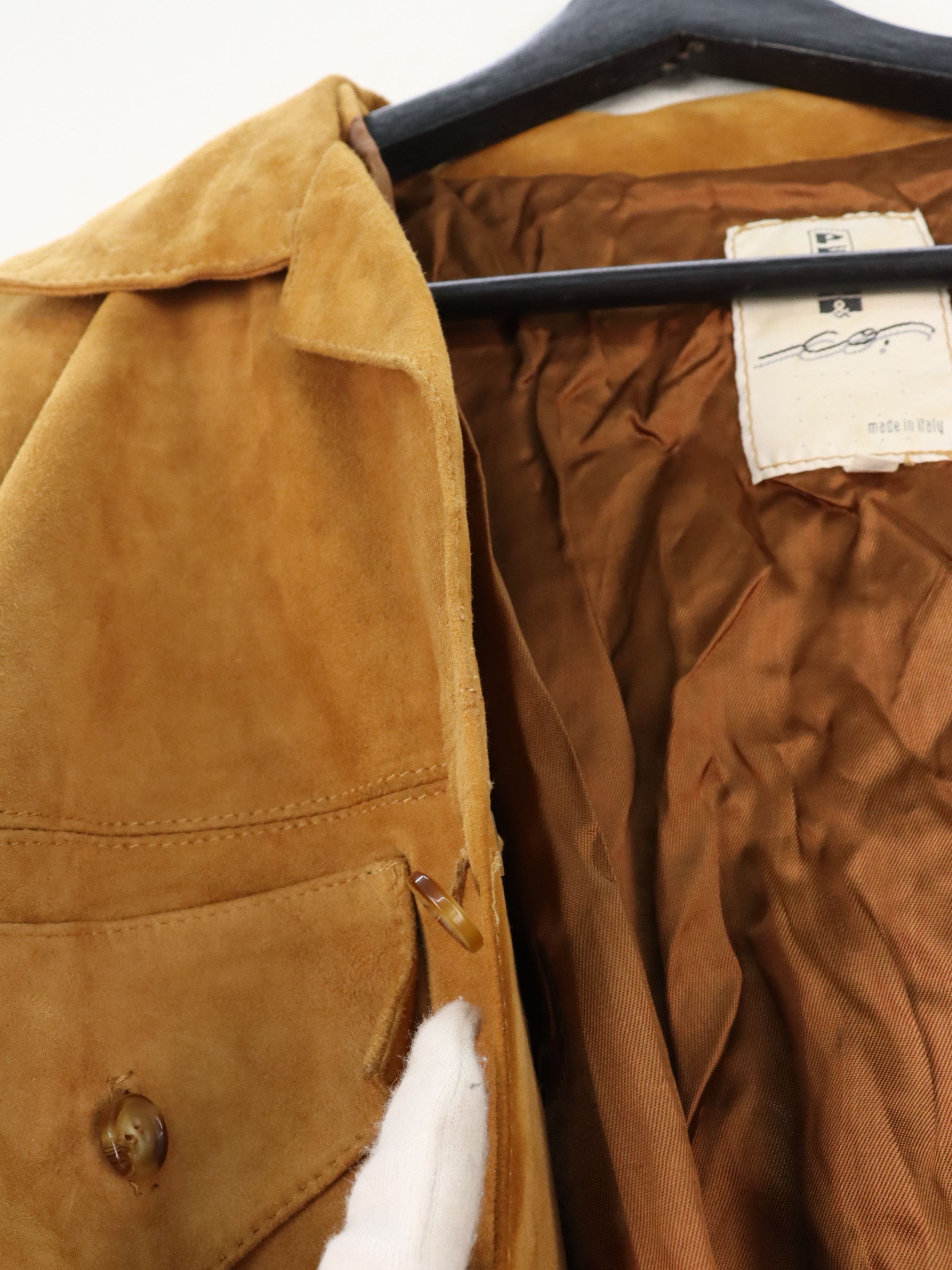 Vera Pelle Pell & Co Suede Leather Shirt Size US XL / EU 56 / 4 - 9 Thumbnail