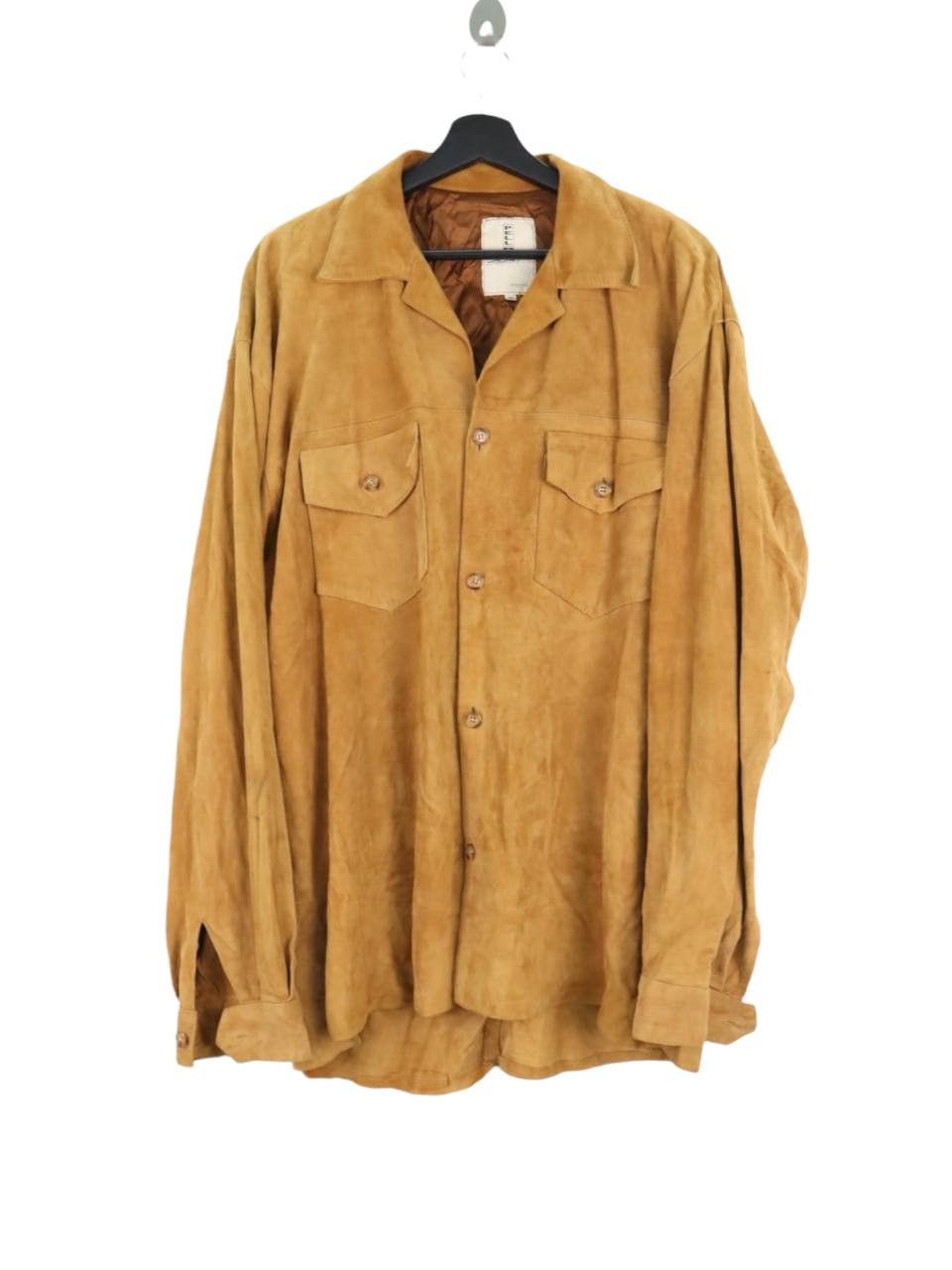 Vera Pelle Pell & Co Suede Leather Shirt Size US XL / EU 56 / 4 - 1 Thumbnail