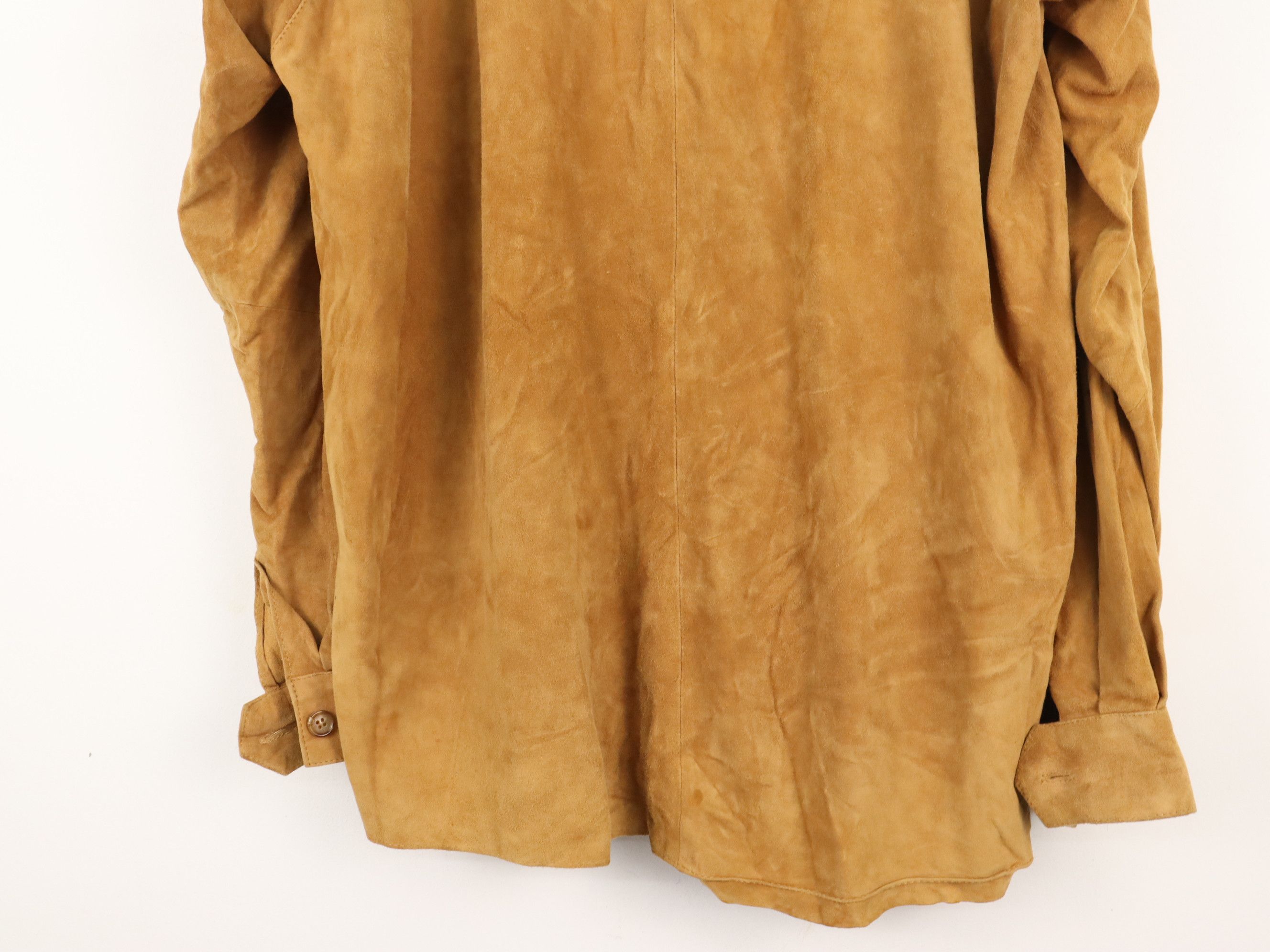 Vera Pelle Pell & Co Suede Leather Shirt Size US XL / EU 56 / 4 - 13 Thumbnail