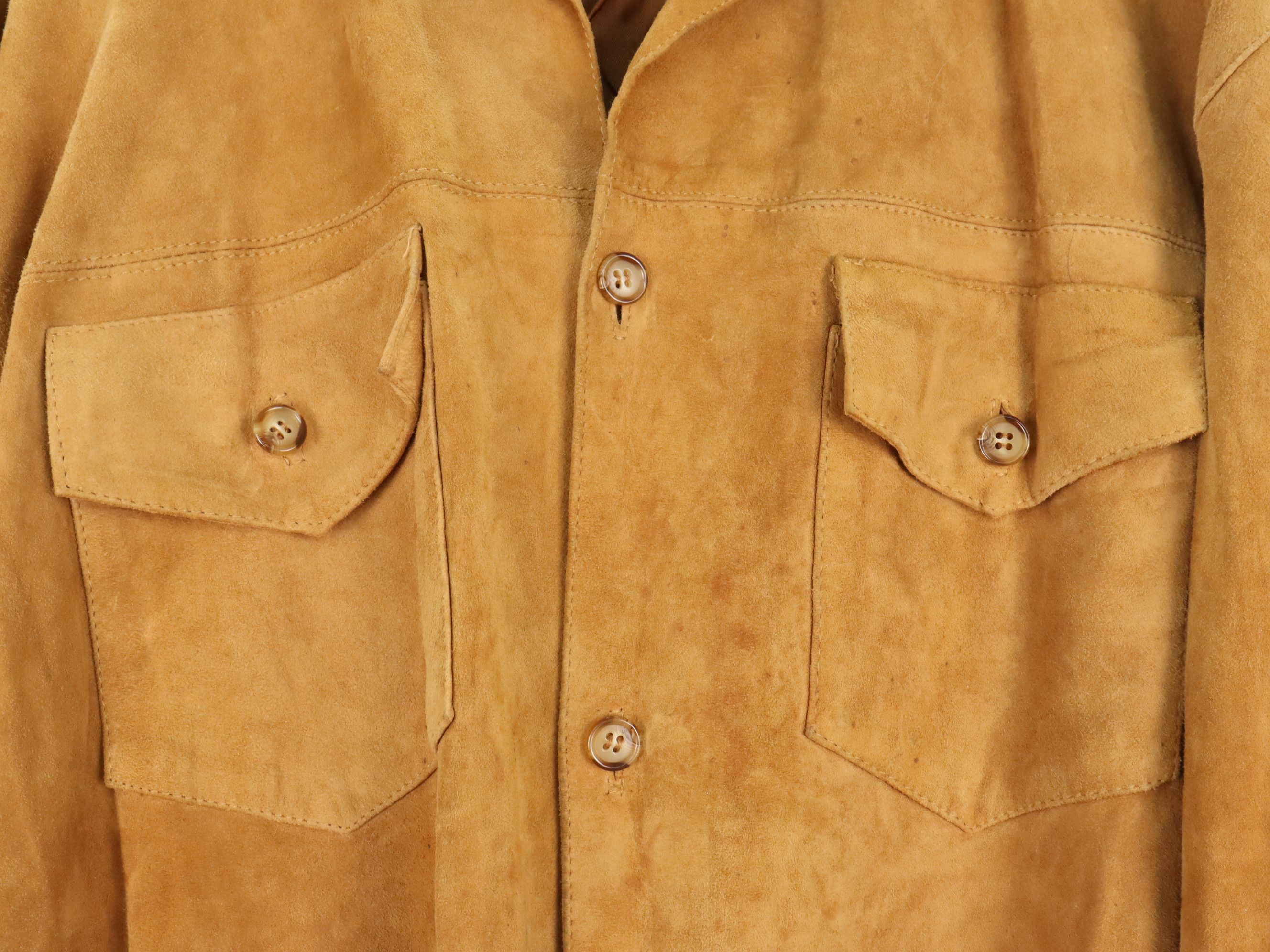 Vera Pelle Pell & Co Suede Leather Shirt Size US XL / EU 56 / 4 - 7 Thumbnail