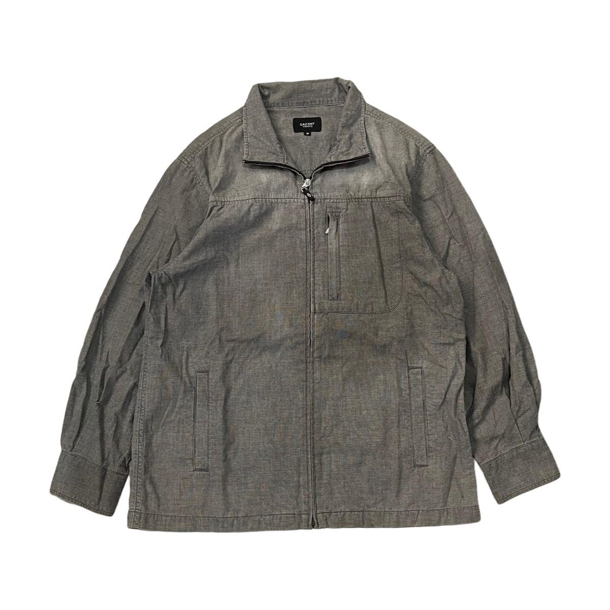 Vintage Sacsny by Yohji Yamamoto Dyed Cotton Jacket Size US M / EU 48-50 / 2 - 1 Thumbnail