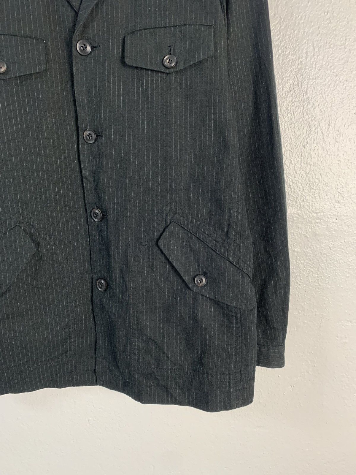 Japanese Brand Jun Men Stripe Jacket Size US L / EU 52-54 / 3 - 2 Thumbnail
