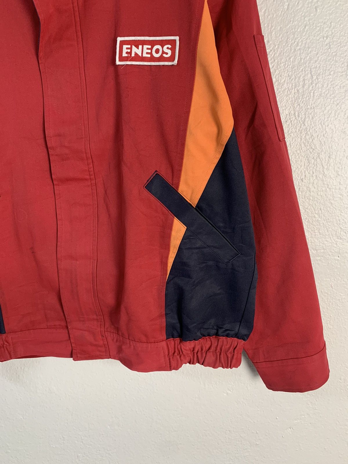 Japanese Brand Eneos Spellout Jacket Size US XL / EU 56 / 4 - 2 Thumbnail