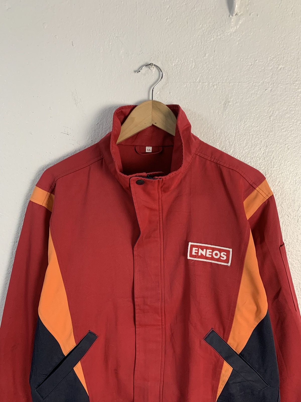 Japanese Brand Eneos Spellout Jacket Size US XL / EU 56 / 4 - 4 Thumbnail