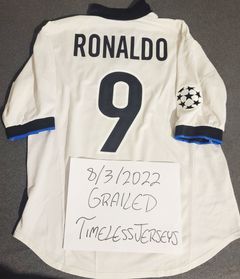 2001/2002 Inter Nike Ronaldo 9 Away Jersey