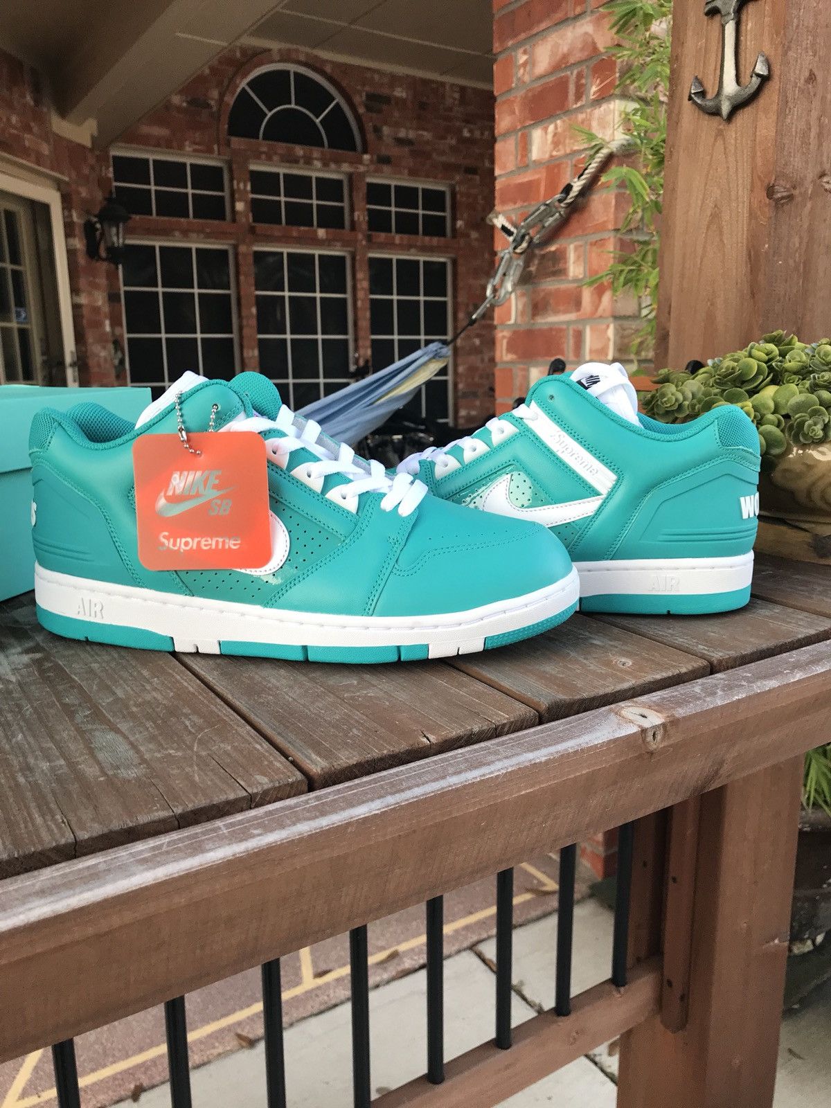 Supreme×Nike air force 2 teal Supreme - Supreme x Nike SB Air Force 2 Low Teal main image 2