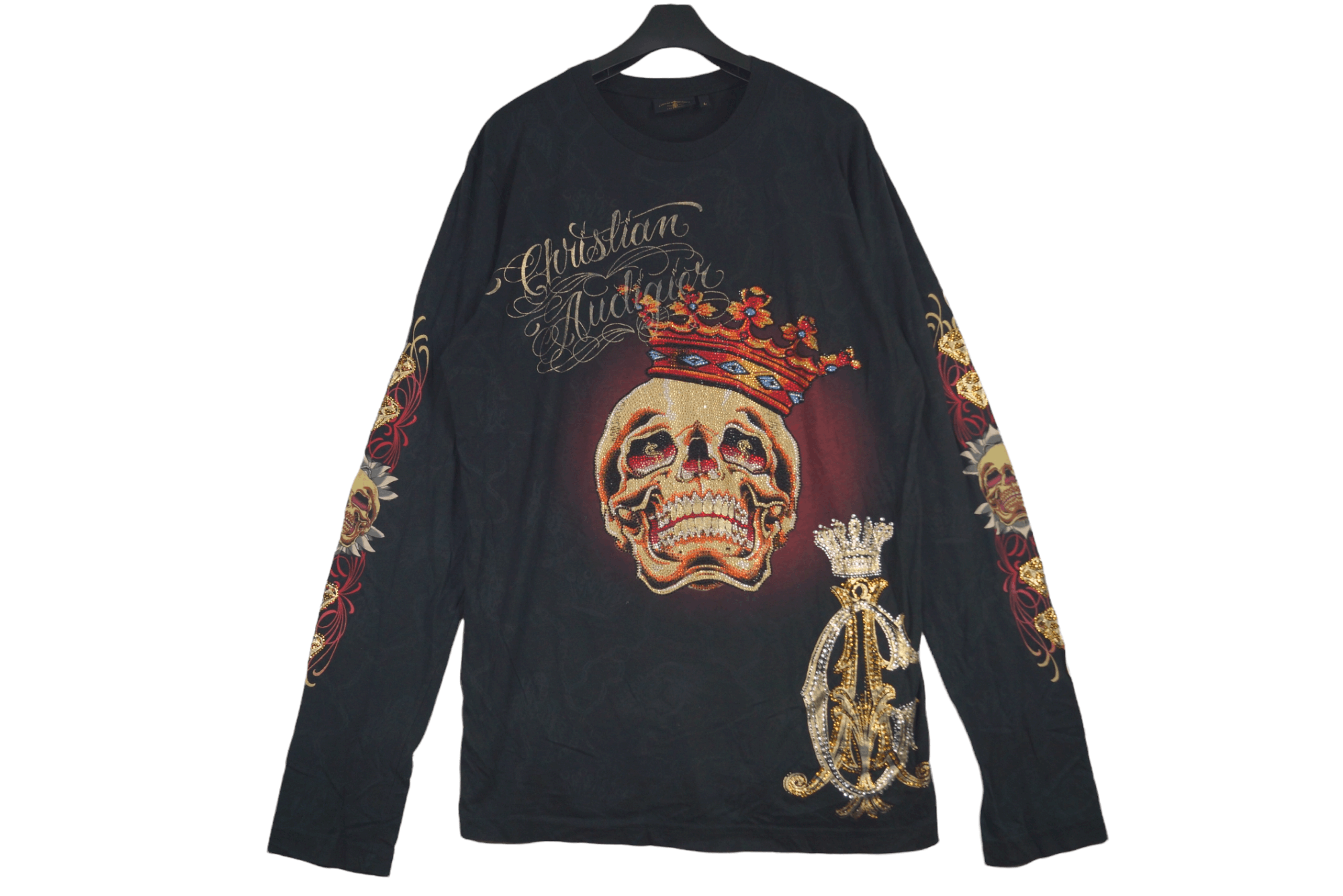 Christian Audigier × Ed Hardy CHRISTIAN AUDIGIER BEADS SKULL DESIGN MANS SHIRT Size US L / EU 52-54 / 3 - 1 Thumbnail