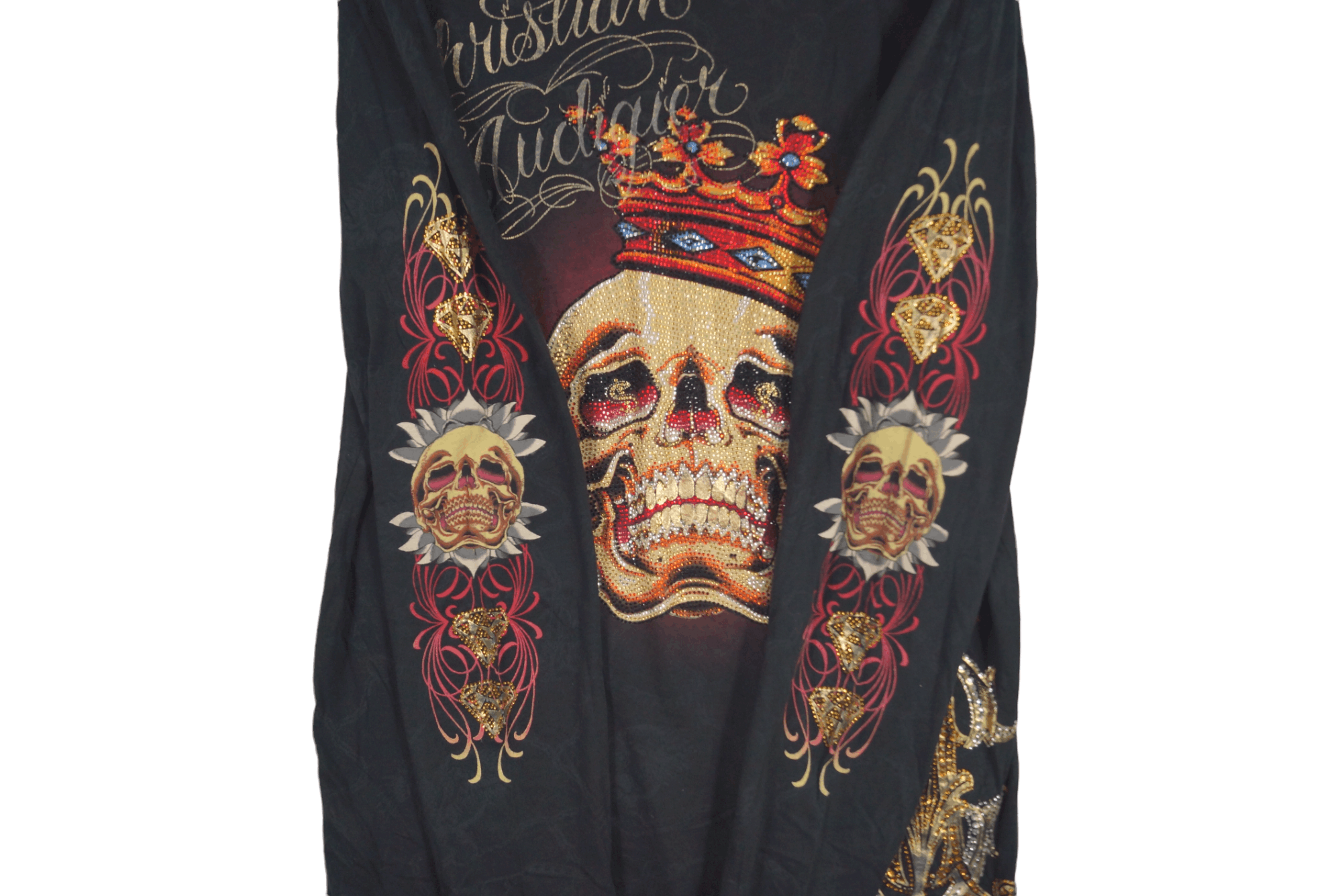 Christian Audigier × Ed Hardy CHRISTIAN AUDIGIER BEADS SKULL DESIGN MANS SHIRT Size US L / EU 52-54 / 3 - 3 Thumbnail