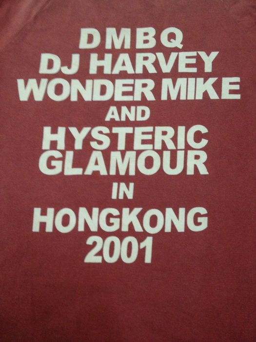 Hysteric Glamour Vintage DMBQ Dj Harvey Wonder Mike X Hysteric