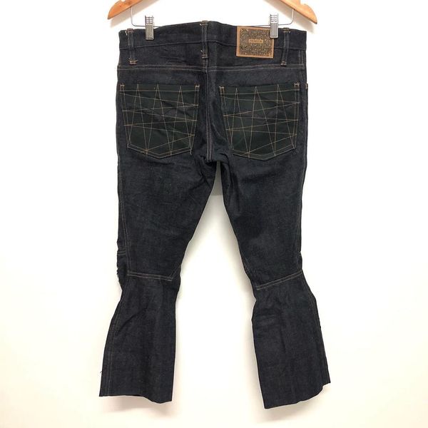 Rarechristopher Nemeth Knee Patched Jeans/bikers Jeans/size 