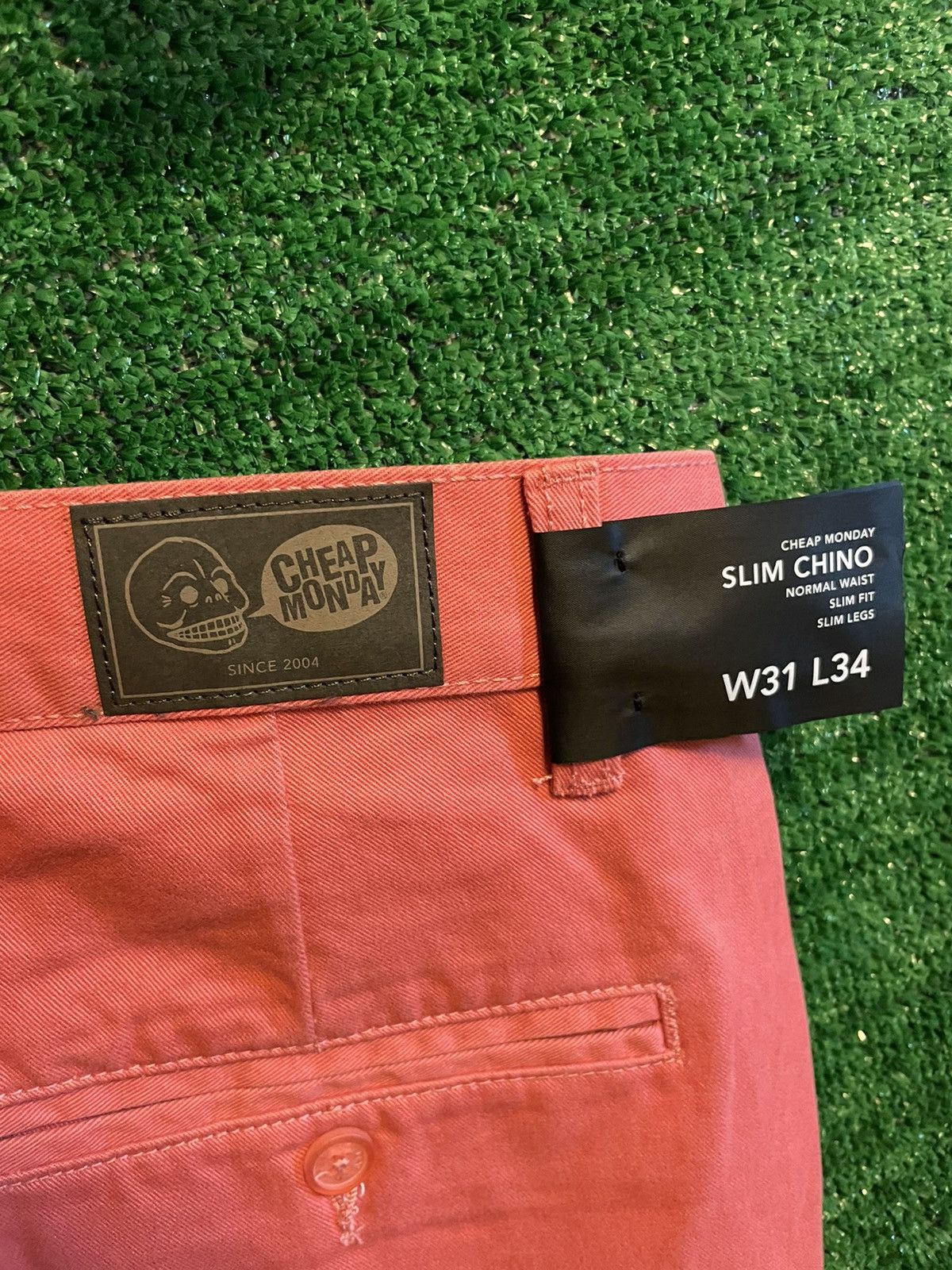 Cheap Monday Cheap Monday Pink Chino Pants Size US 31 - 3 Thumbnail