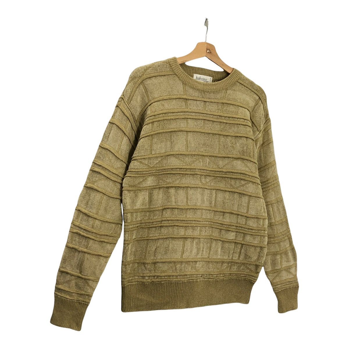 Aran Isles Knitwear Japanase Brand Babvino Uomo Crewneck Sweatshirt Size M Size US M / EU 48-50 / 2 - 2 Thumbnail
