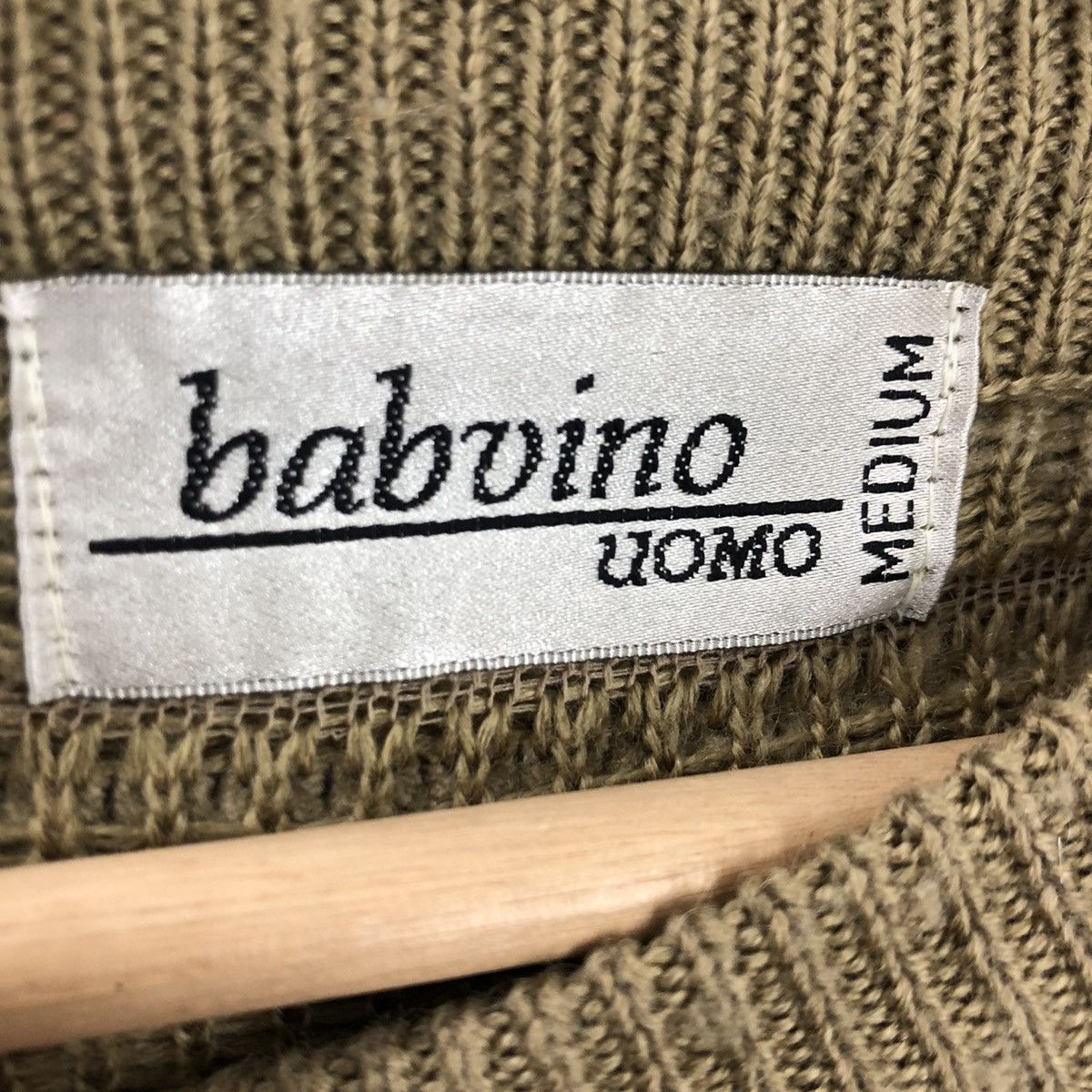 Aran Isles Knitwear Japanase Brand Babvino Uomo Crewneck Sweatshirt Size M Size US M / EU 48-50 / 2 - 7 Thumbnail
