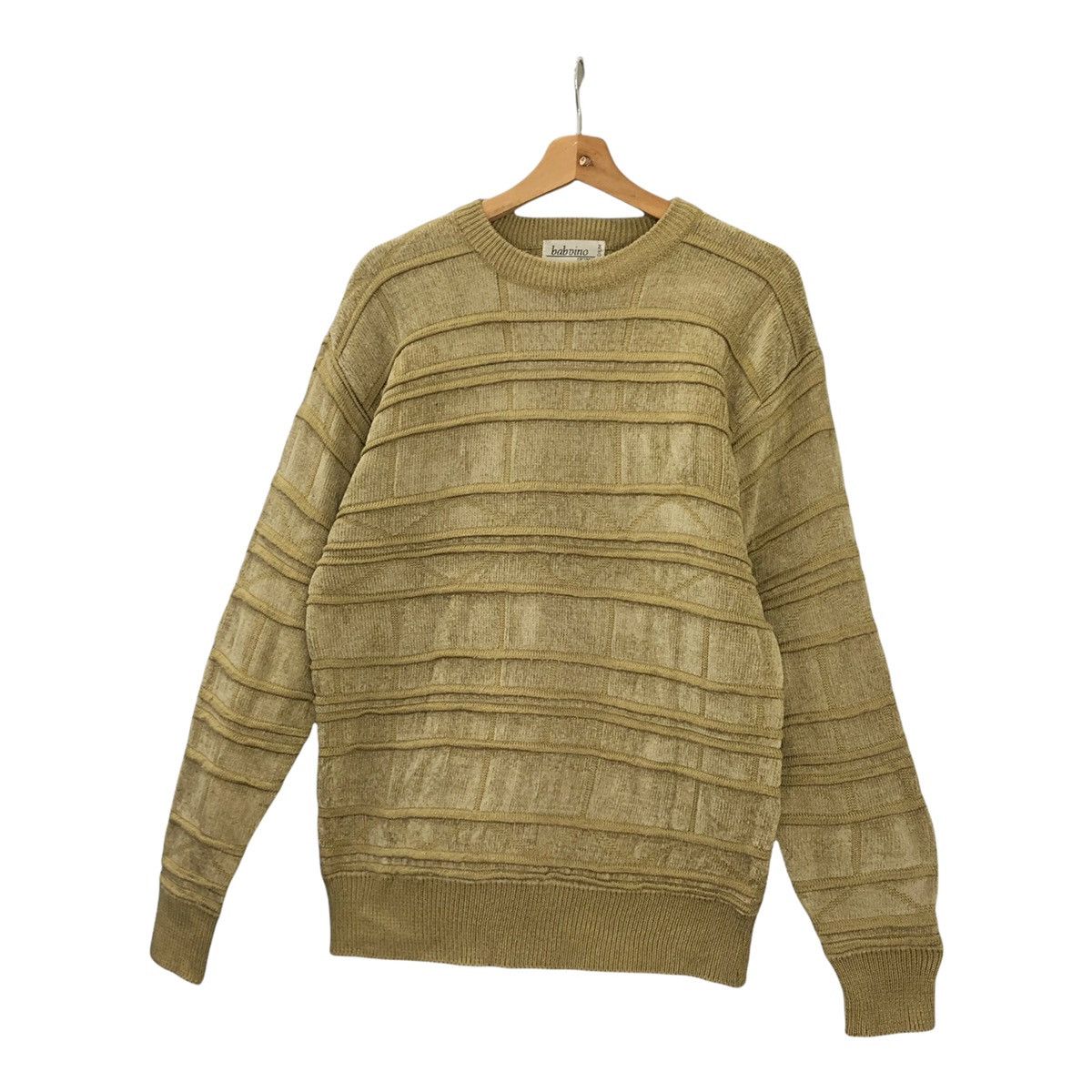 Aran Isles Knitwear Japanase Brand Babvino Uomo Crewneck Sweatshirt Size M Size US M / EU 48-50 / 2 - 3 Thumbnail