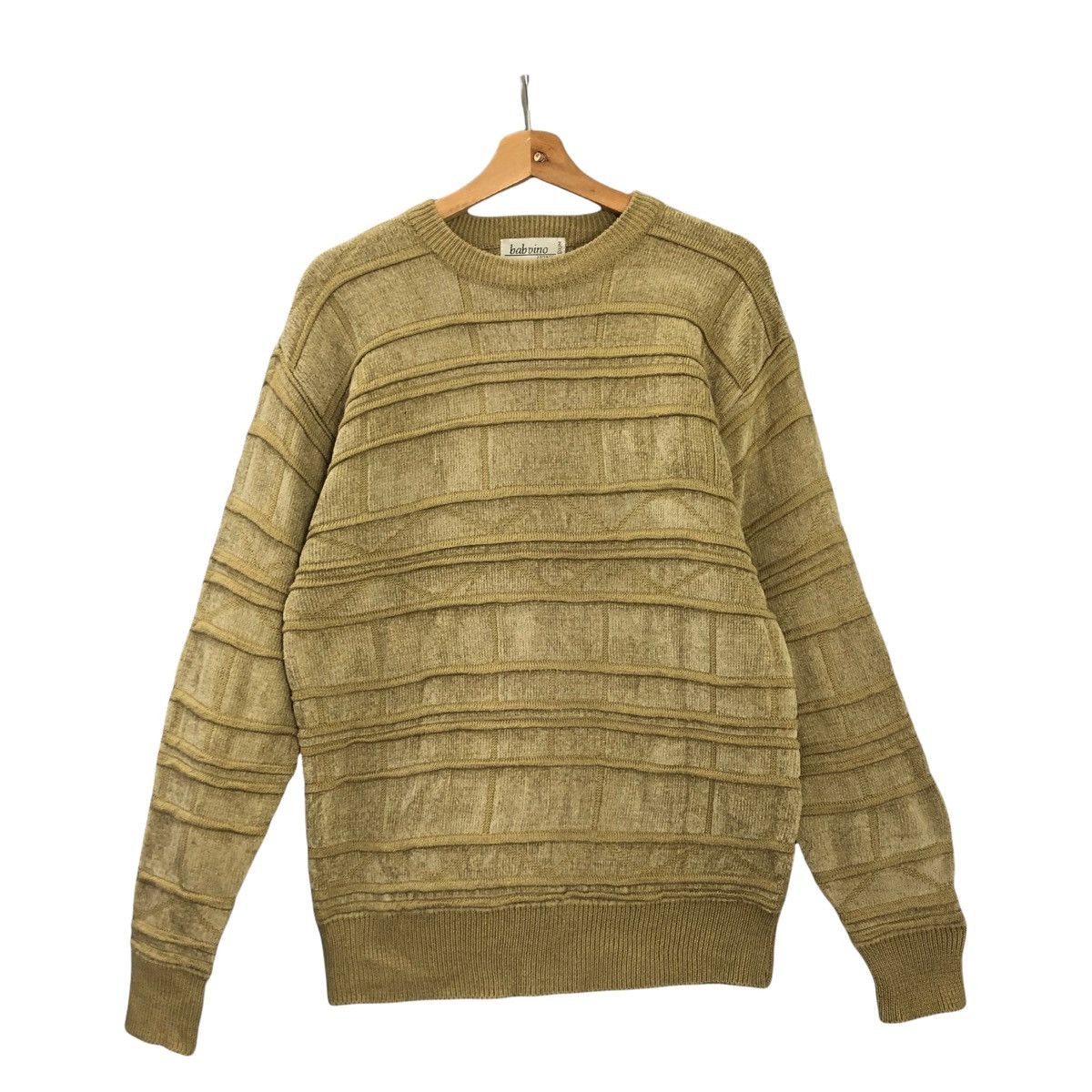 Aran Isles Knitwear Japanase Brand Babvino Uomo Crewneck Sweatshirt Size M Size US M / EU 48-50 / 2 - 1 Thumbnail