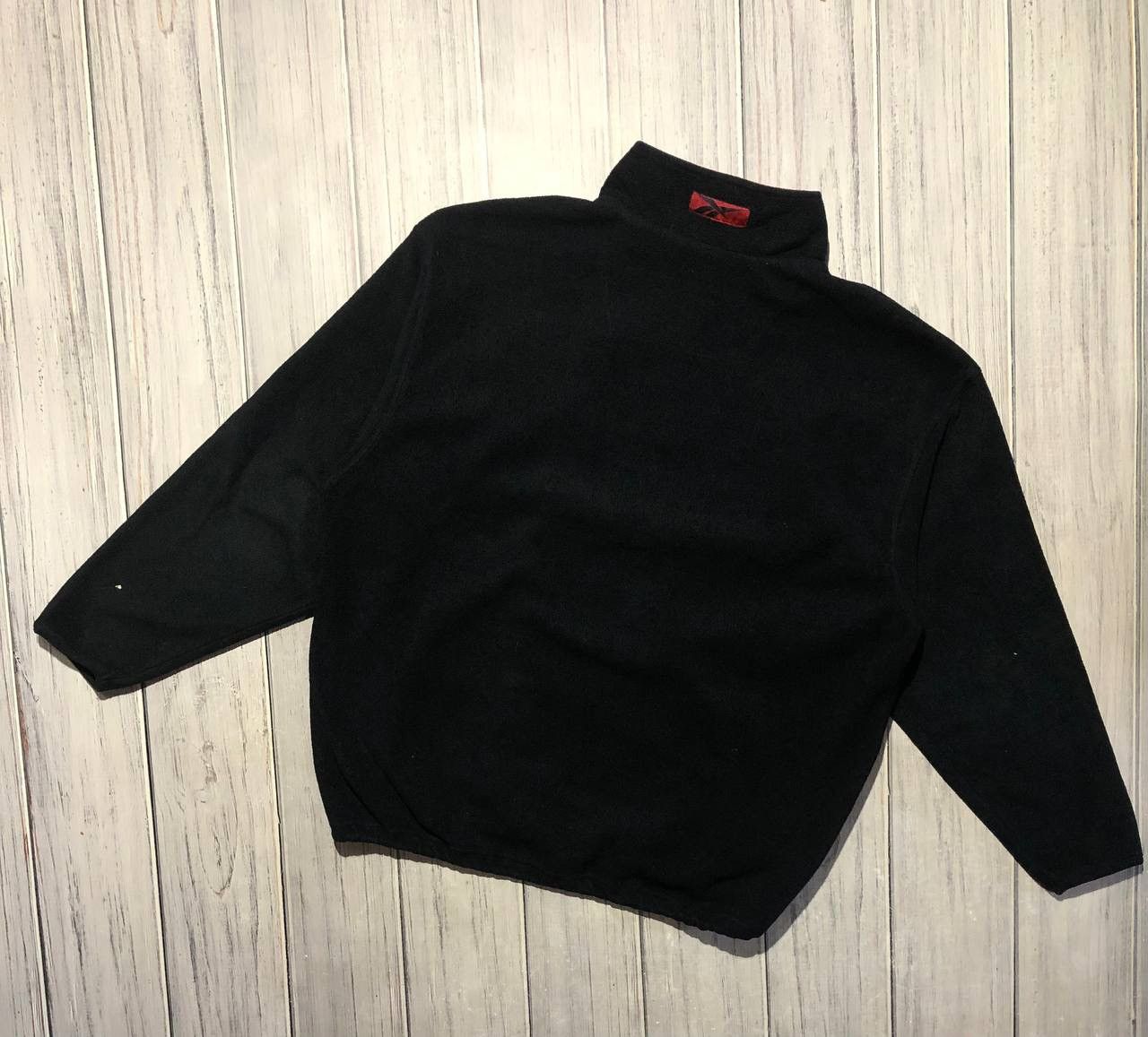 Reebok Vintage Reebok Fleece Jacket Half Zip Big Logo 1990s Size US XL / EU 56 / 4 - 10 Thumbnail