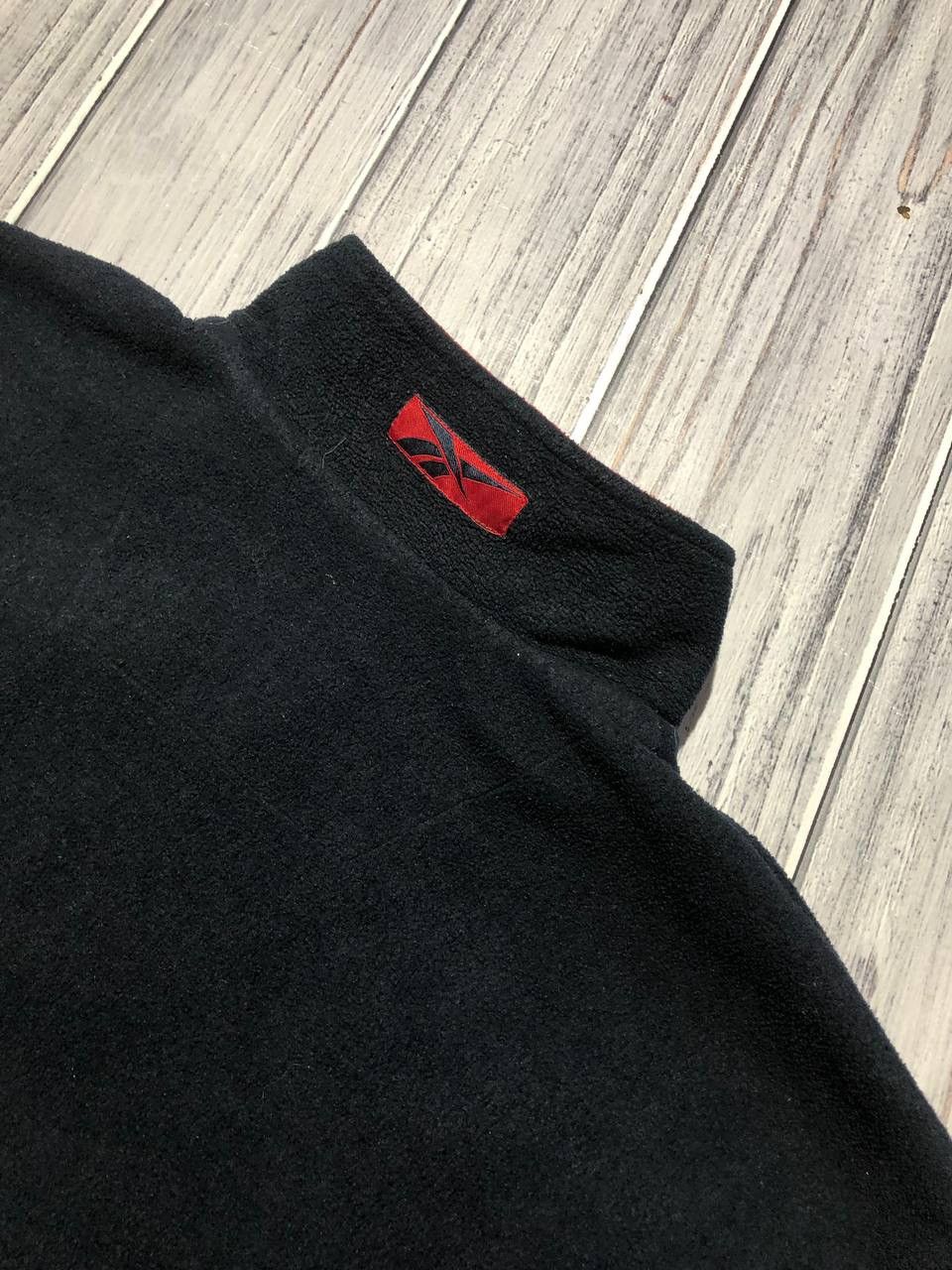 Reebok Vintage Reebok Fleece Jacket Half Zip Big Logo 1990s Size US XL / EU 56 / 4 - 11 Thumbnail