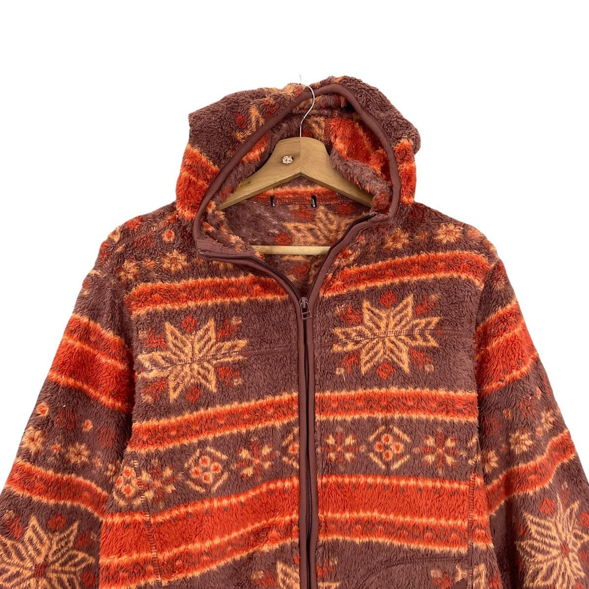 Aran Isles Knitwear GU Art Multicolour Zipper Fleece Size M Size US M / EU 48-50 / 2 - 5 Thumbnail