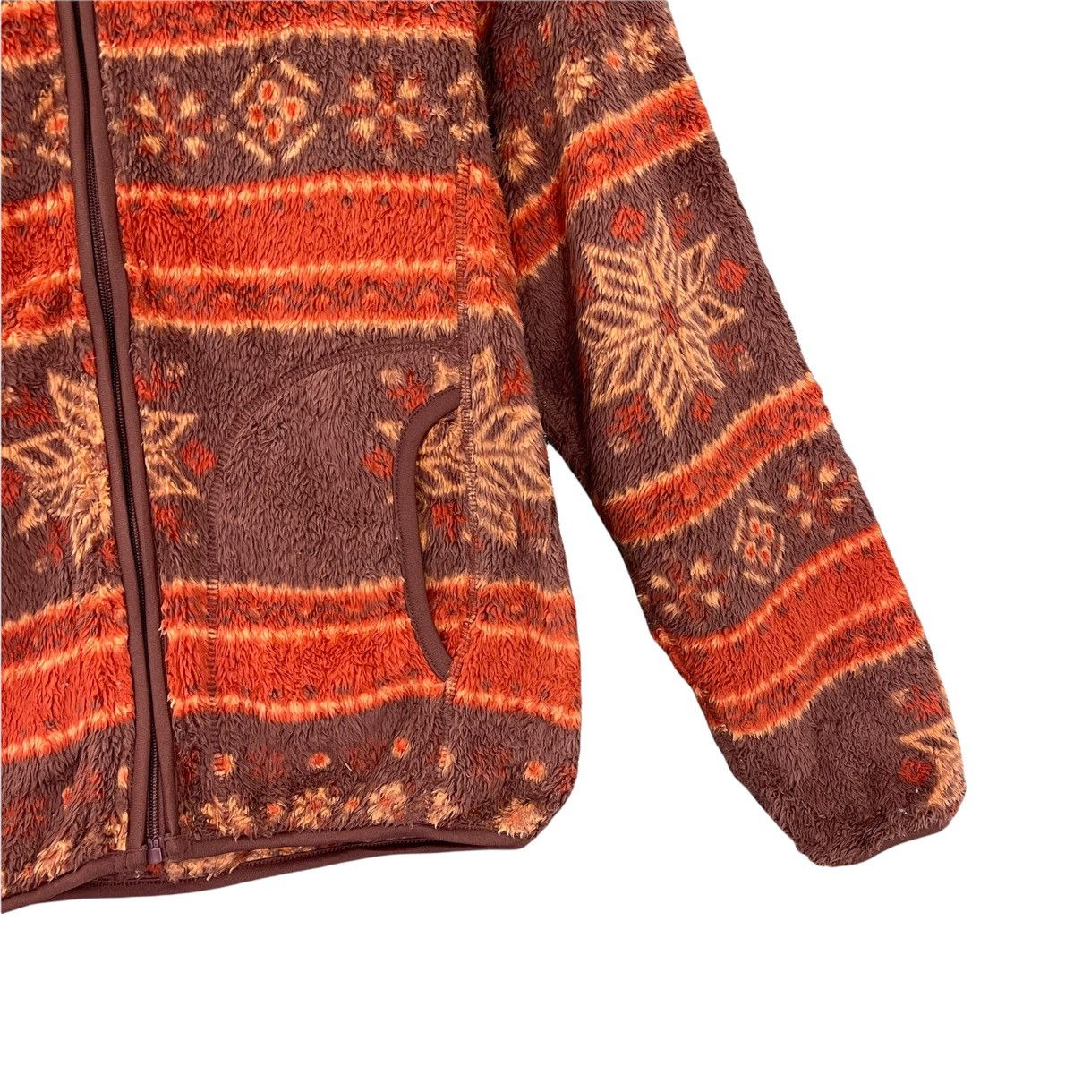 Aran Isles Knitwear GU Art Multicolour Zipper Fleece Size M Size US M / EU 48-50 / 2 - 4 Thumbnail