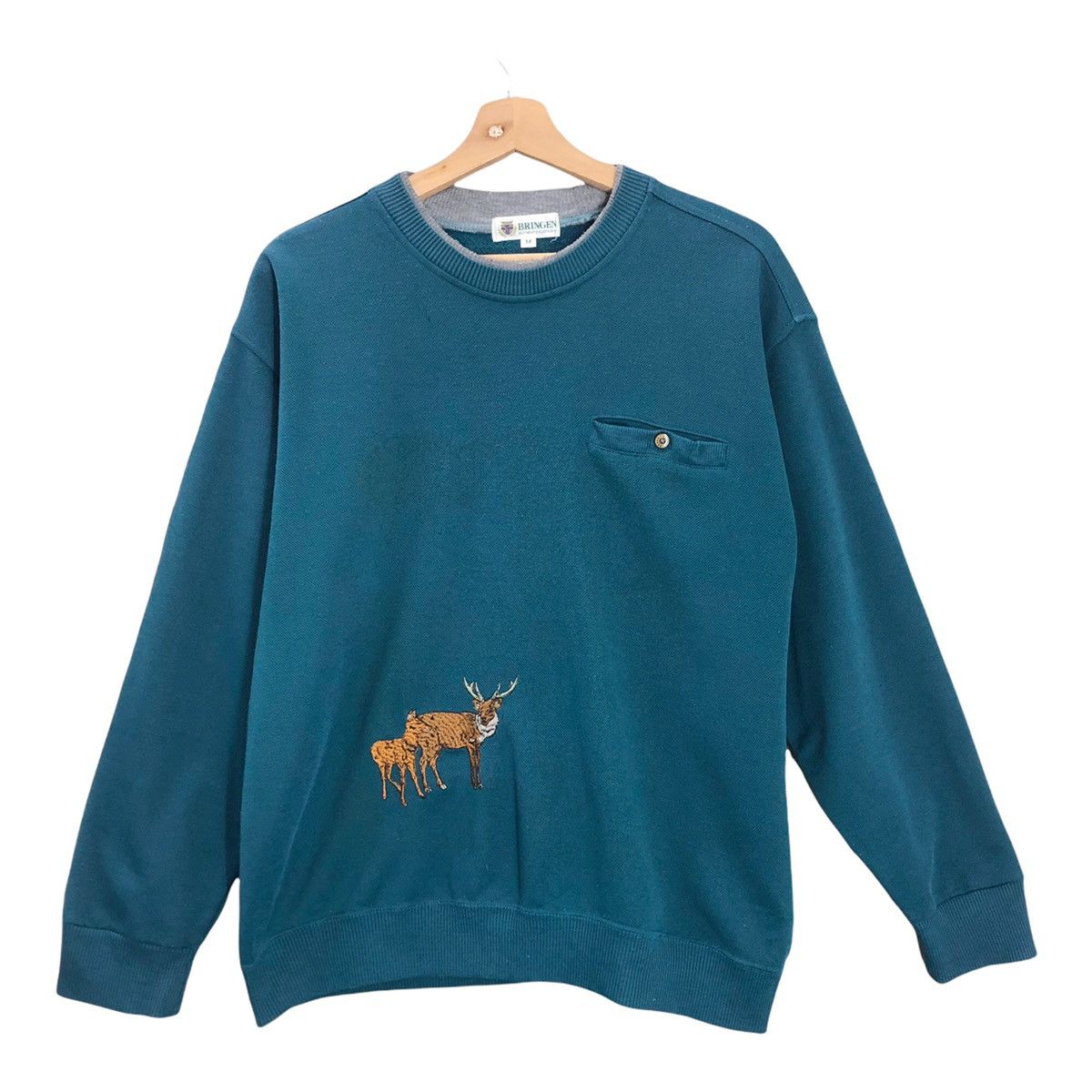 Aran Isles Knitwear Deer Sweatshirt Size M Size US M / EU 48-50 / 2 - 1 Thumbnail