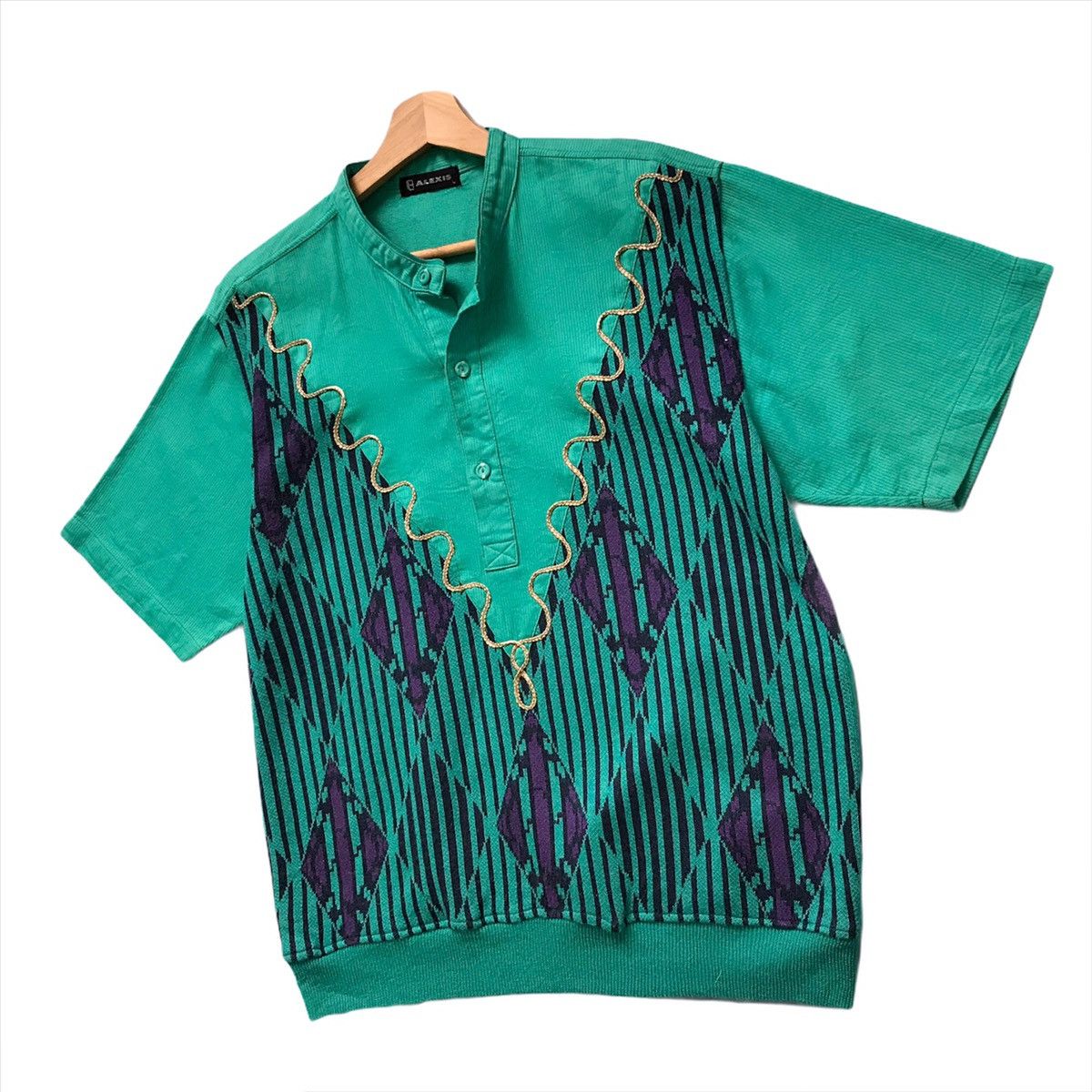 Alexis Mabille Alexis Button Up Crewneck Jumper Short sleeve Shirt Size M Size US M / EU 48-50 / 2 - 3 Thumbnail