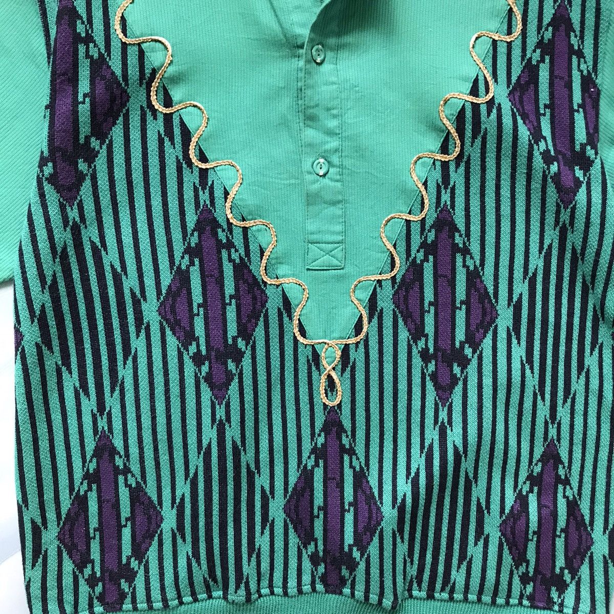 Alexis Mabille Alexis Button Up Crewneck Jumper Short sleeve Shirt Size M Size US M / EU 48-50 / 2 - 5 Thumbnail