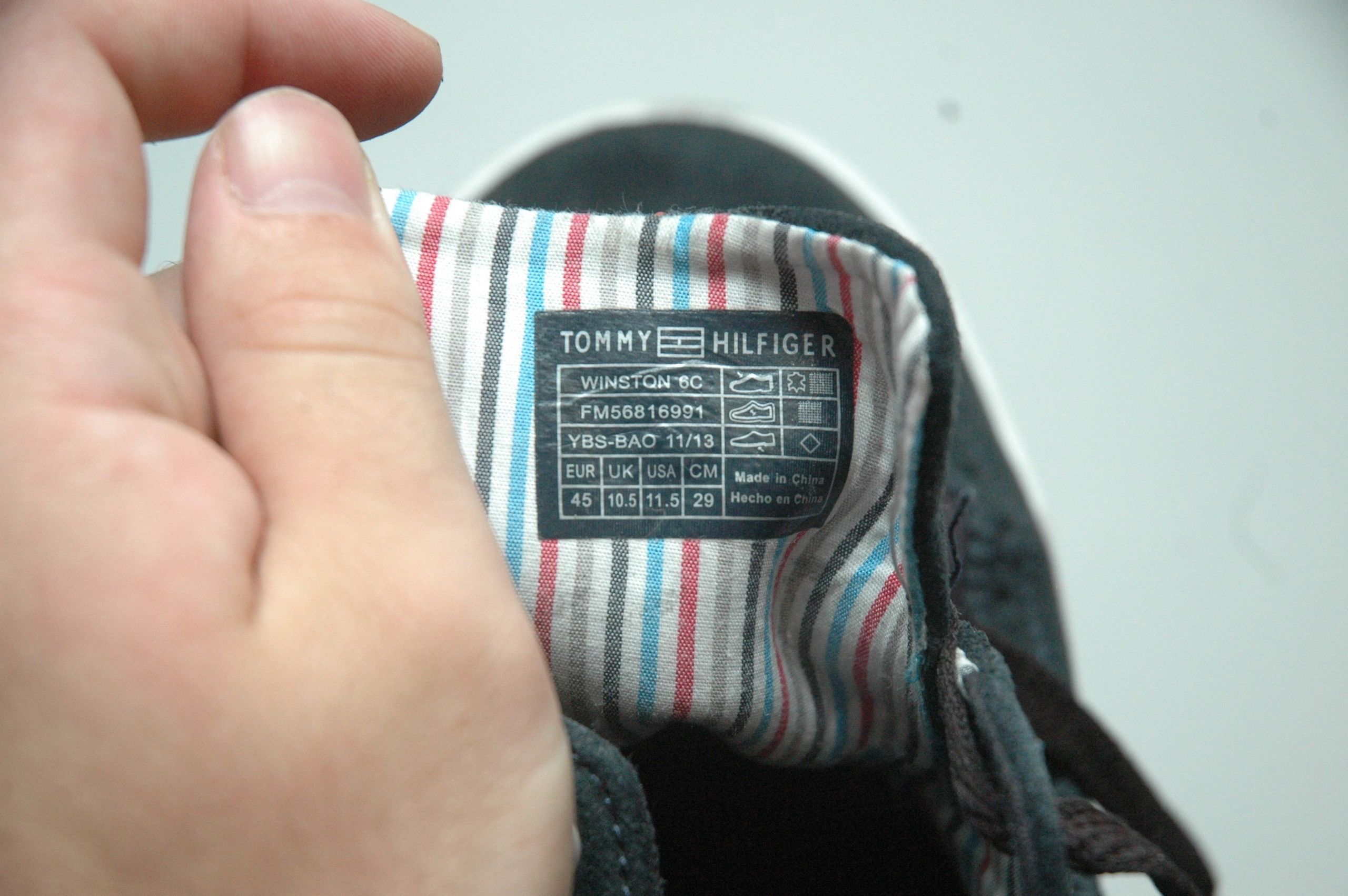 Tommy Hilfiger Tommy Hilfiger Suede Casual Low Top Sneakers Size US 11.5 / EU 44-45 - 6 Thumbnail