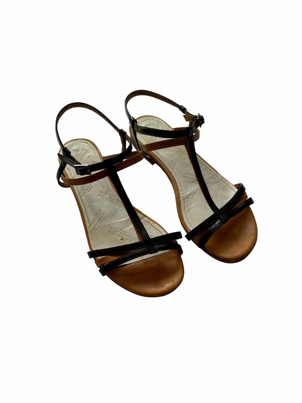 Maison Margiela ⚡️QUICK SALE⚡️ Maison Martin Margiela Black/Tan Sandals Size US 6 / IT 36 - 1 Thumbnail