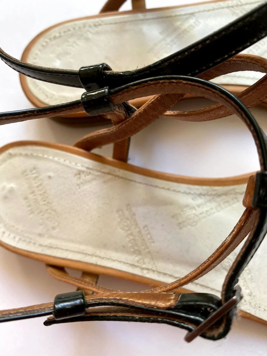 Maison Margiela ⚡️QUICK SALE⚡️ Maison Martin Margiela Black/Tan Sandals Size US 6 / IT 36 - 3 Thumbnail