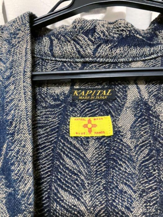 Kapital KAPITAL 12oz Feather Denim Kakashi Coat 3 | Grailed