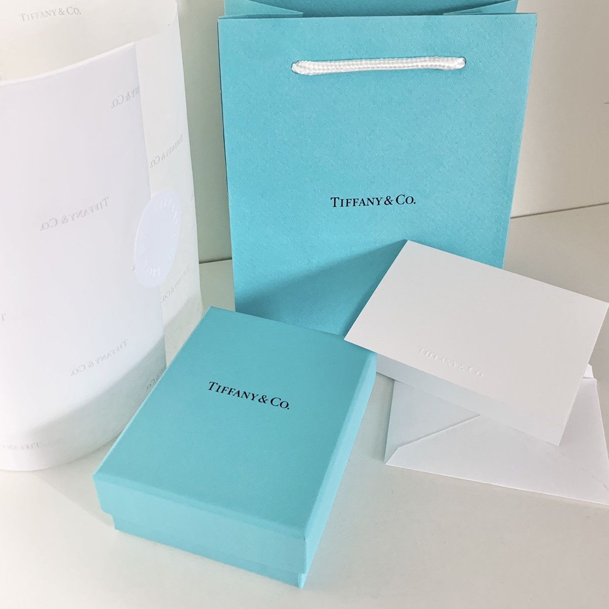 Tiffany & Co. Gift giving set box bag card empty Size ONE SIZE - 6 Thumbnail