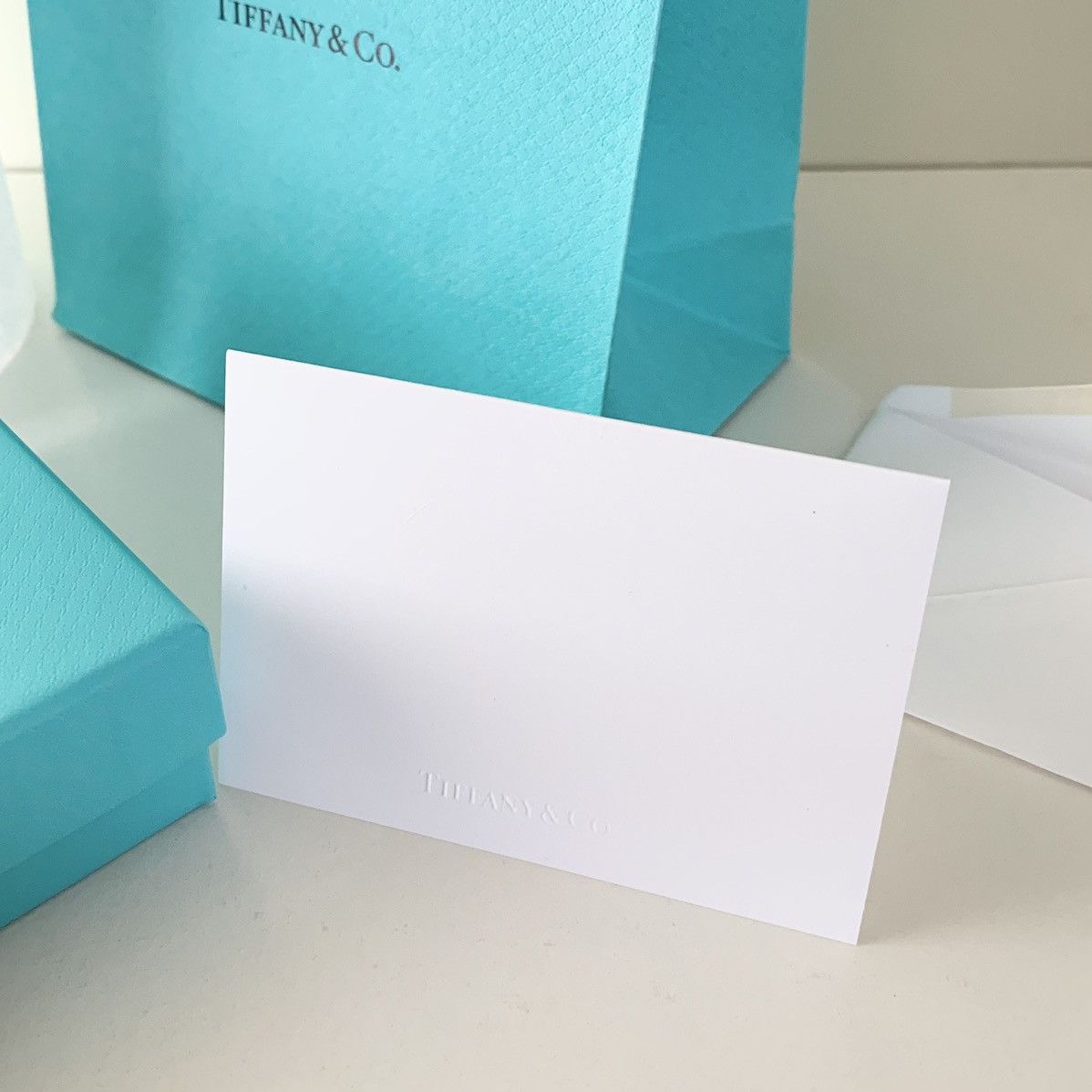 Tiffany & Co. Gift giving set box bag card empty Size ONE SIZE - 3 Thumbnail