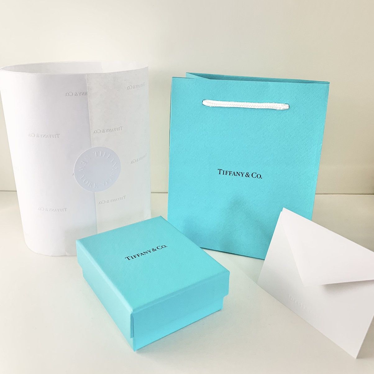 Tiffany & Co. Gift giving set box bag card empty Size ONE SIZE - 12 Thumbnail