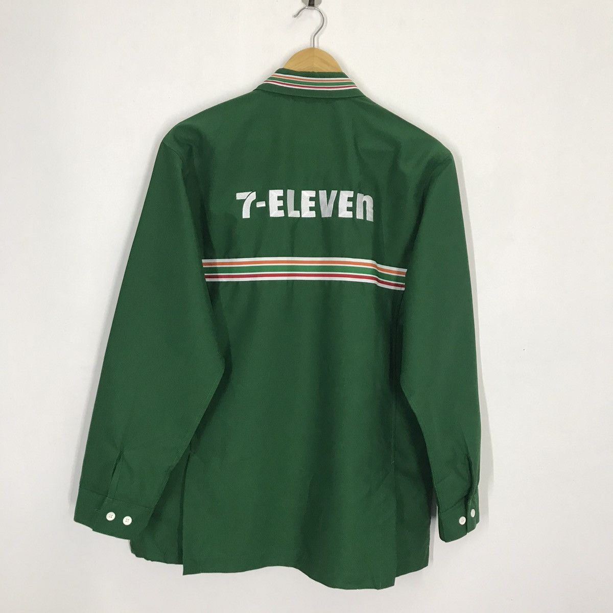 Japanese Brand × Vintage 🇯🇵 Vintage 7 Eleven Japan Uniform Workwear Jacket Size US L / EU 52-54 / 3 - 4 Thumbnail