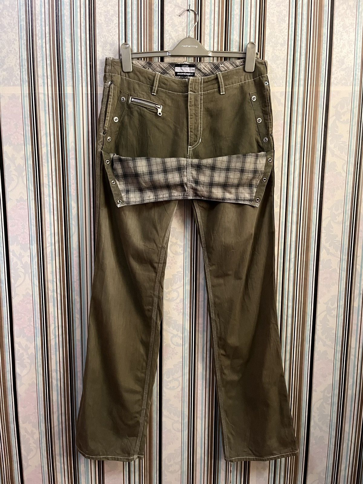 Montage FW13 archive tartan punk button #C2 Size US 32 / EU 48 - 1 Thumbnail