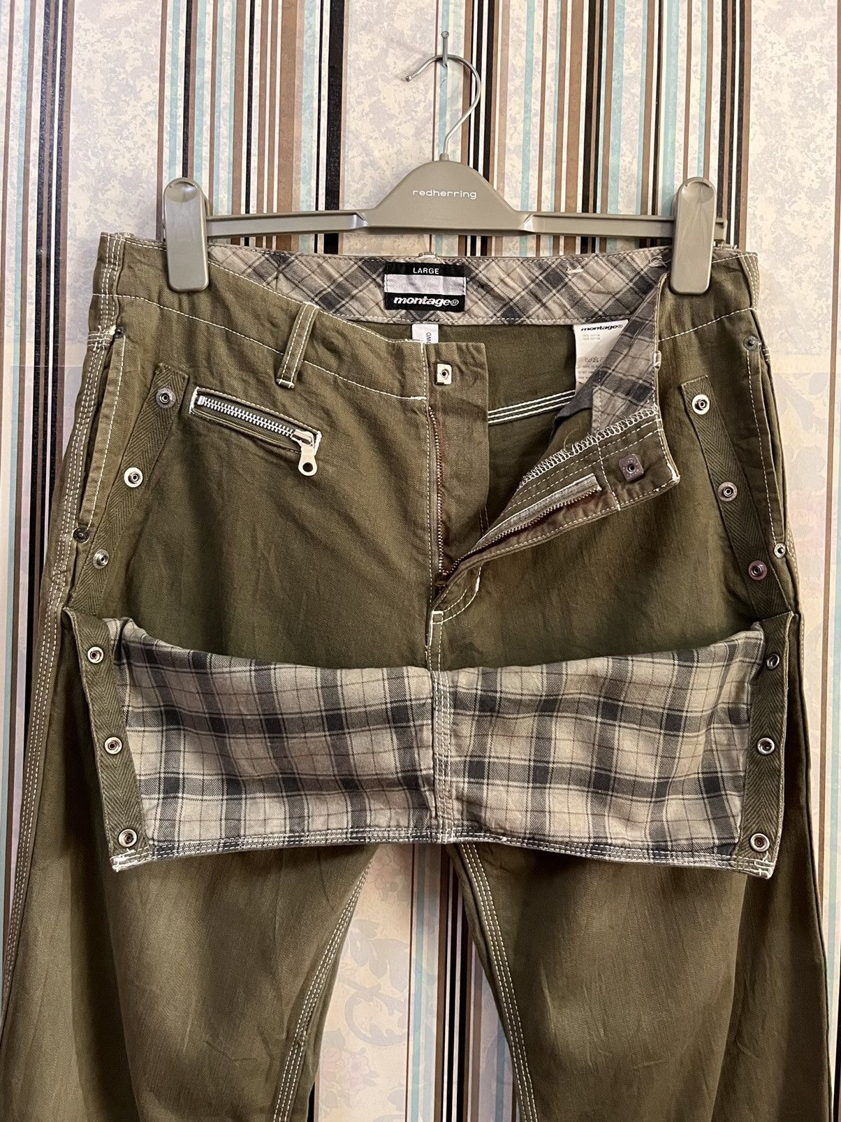 Montage FW13 archive tartan punk button #C2 Size US 32 / EU 48 - 5 Thumbnail