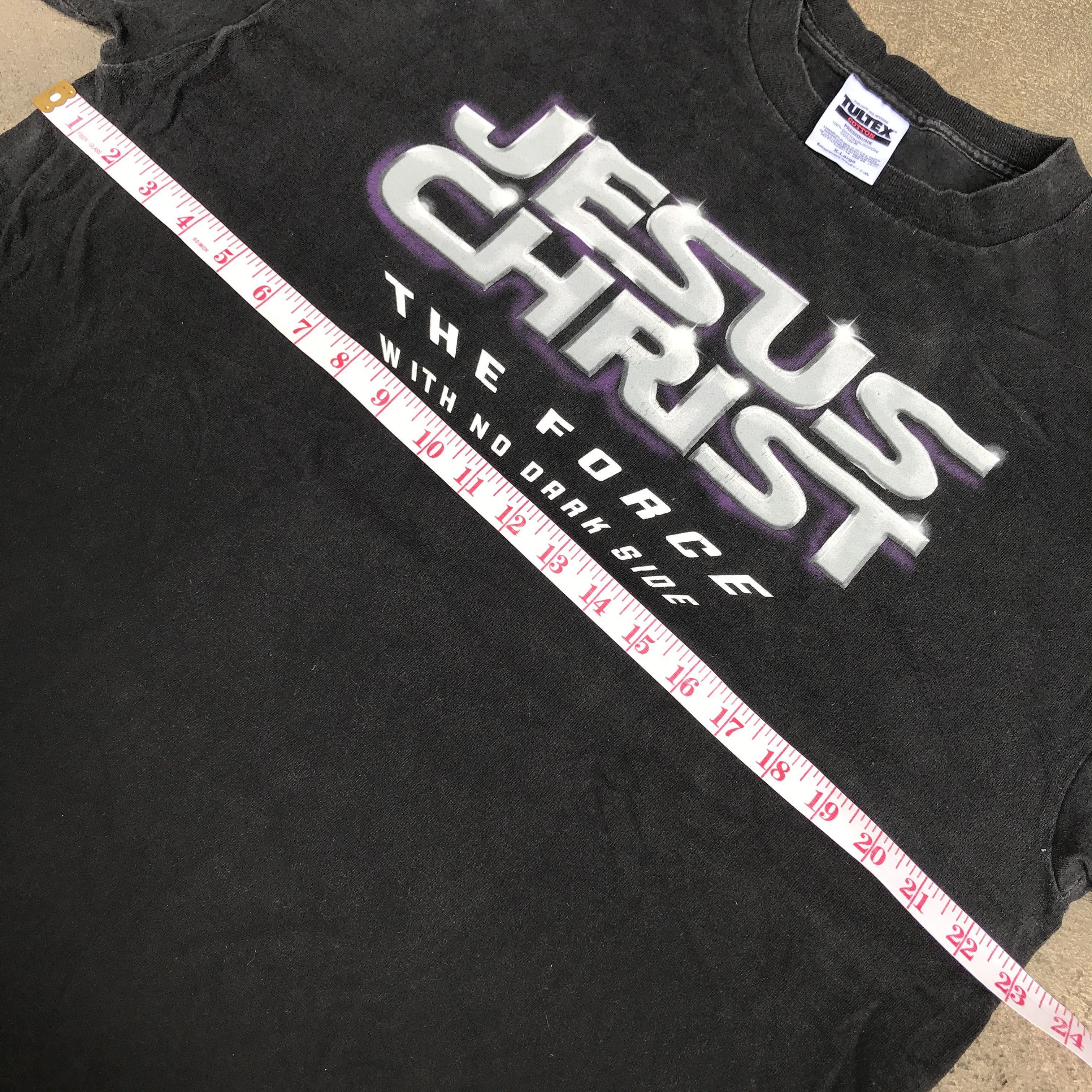 Vintage Vintage 90s Jesus Christ Star Wars Parody Tee XL Bible Holy Size US XL / EU 56 / 4 - 5 Thumbnail