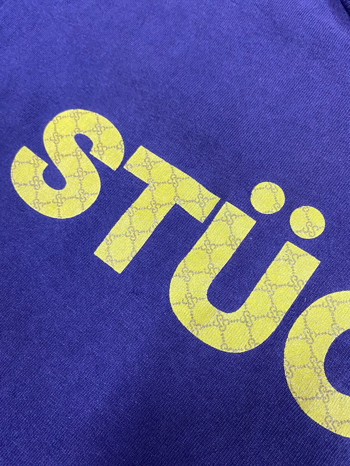 Stussy × Vintage Vintage Stussy Monogram Stucci Faded Distressed Tshirt Size US S / EU 44-46 / 1 - 5 Thumbnail