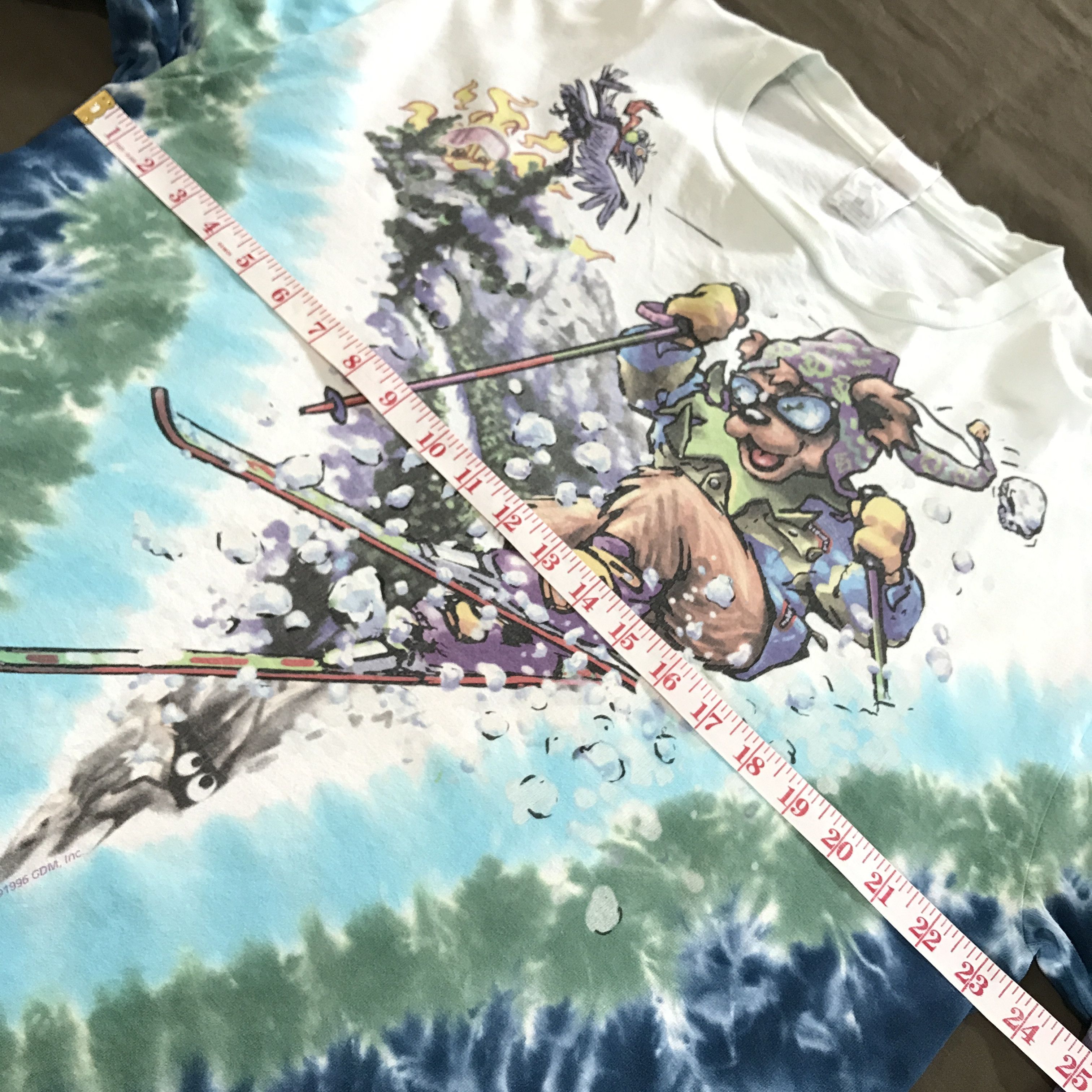 Flatbush Zombies Vintage 90s Grateful Dead Skiing bear Promo Tee XL Size US XL / EU 56 / 4 - 16 Thumbnail