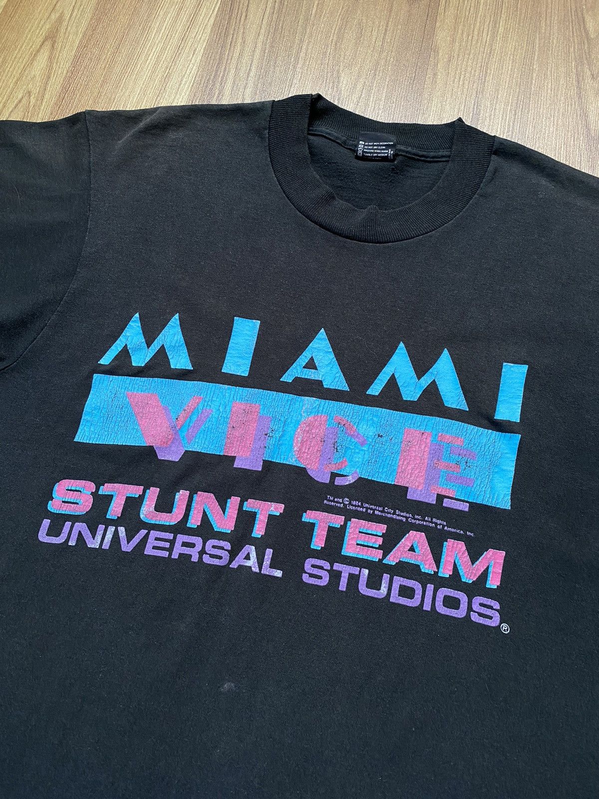 Vintage Vintage 1984 Miami Vice Promo T Shirt Pulp Fiction Size US M / EU 48-50 / 2 - 2 Thumbnail