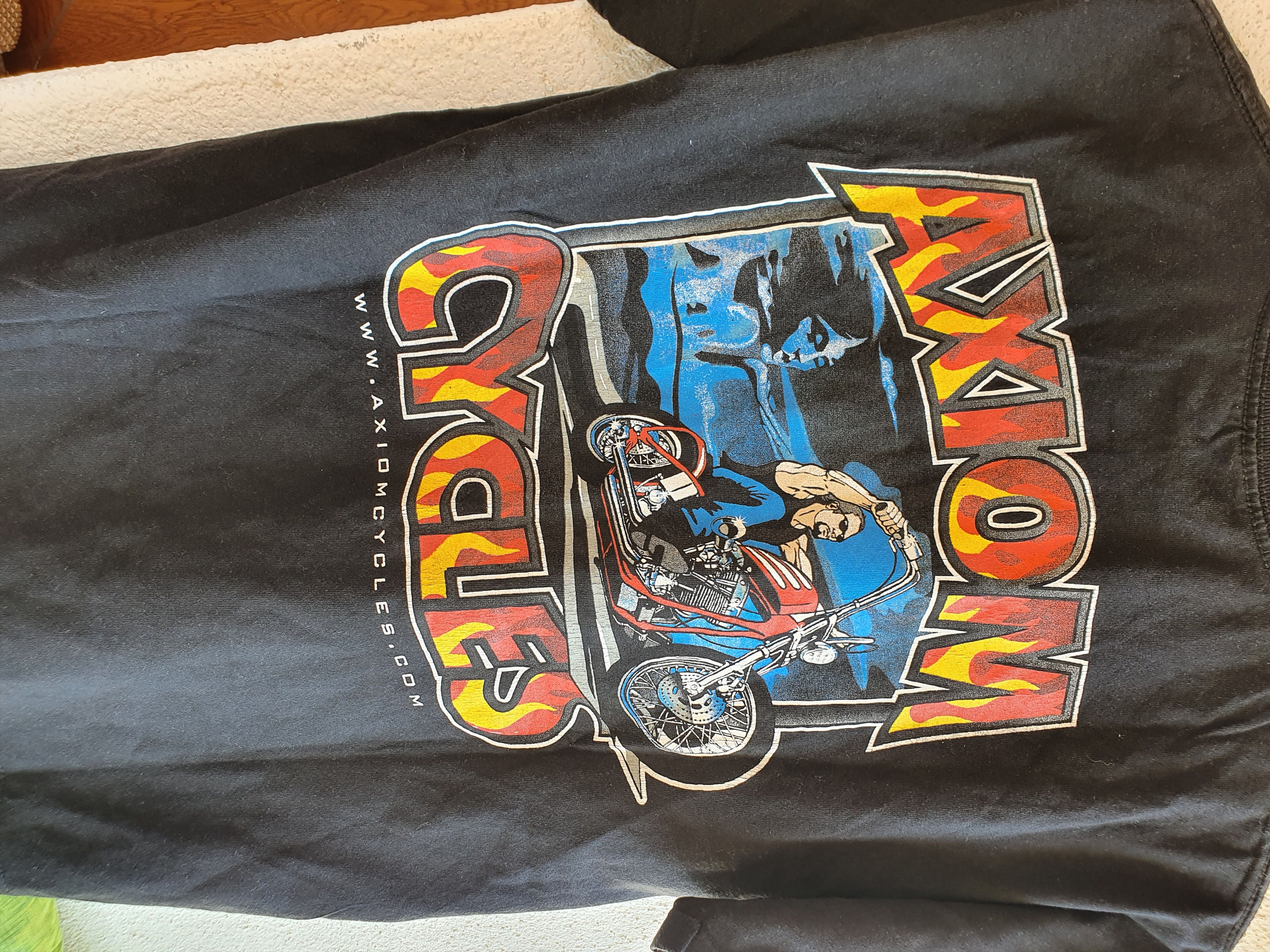 AAA × Vintage Axiom Cycles Bikers Vtg AAA t-shirt,sz M Size US M / EU 48-50 / 2 - 8 Thumbnail