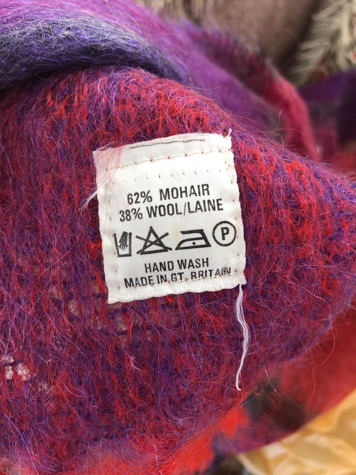 VINTAGE MOHAIR SCARF PUNK