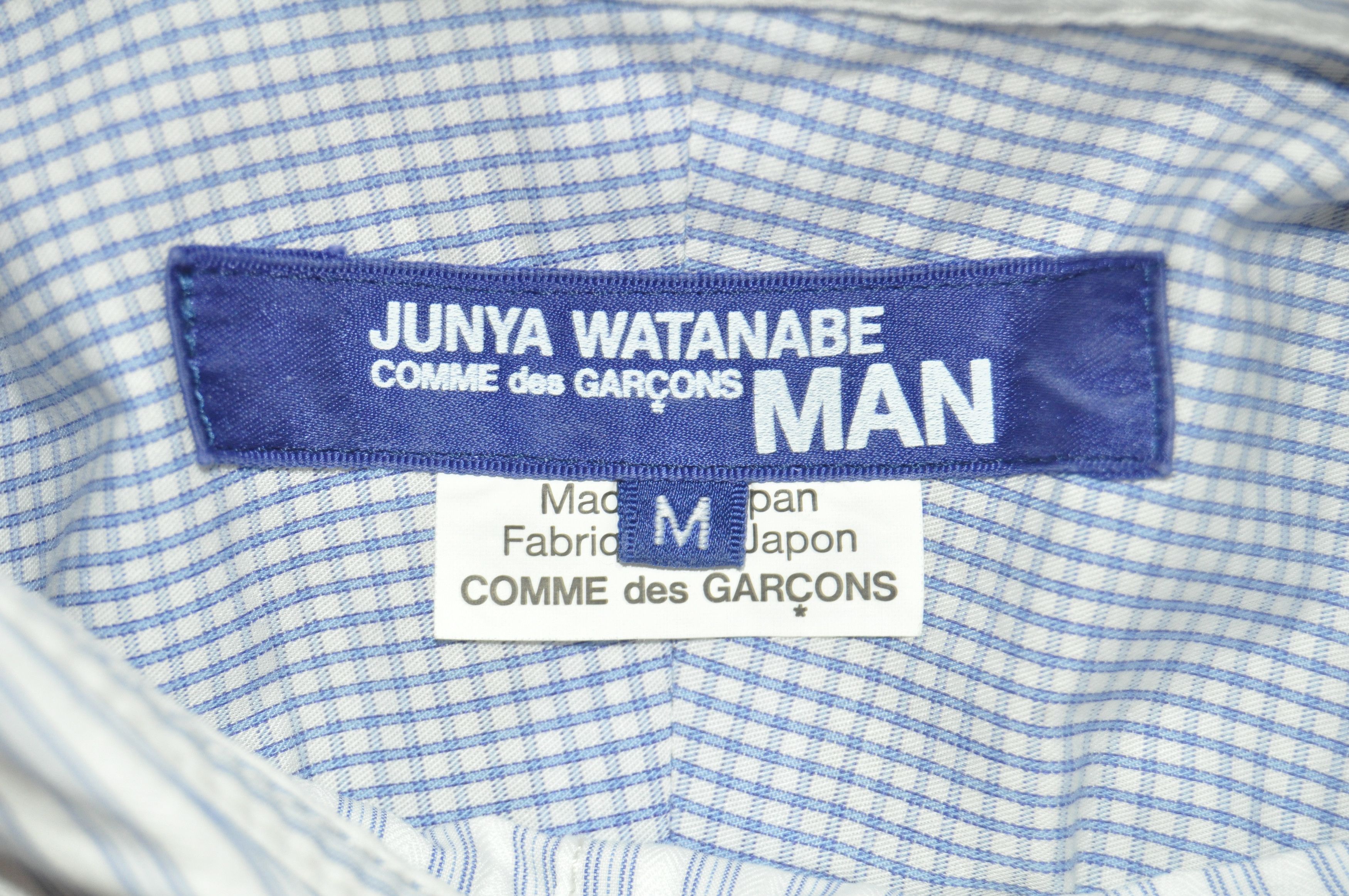 Comme des Garcons Junya Watanabe - CDG - F/W 17 - Contrast Wool Panel Shirt Size US M / EU 48-50 / 2 - 7 Thumbnail